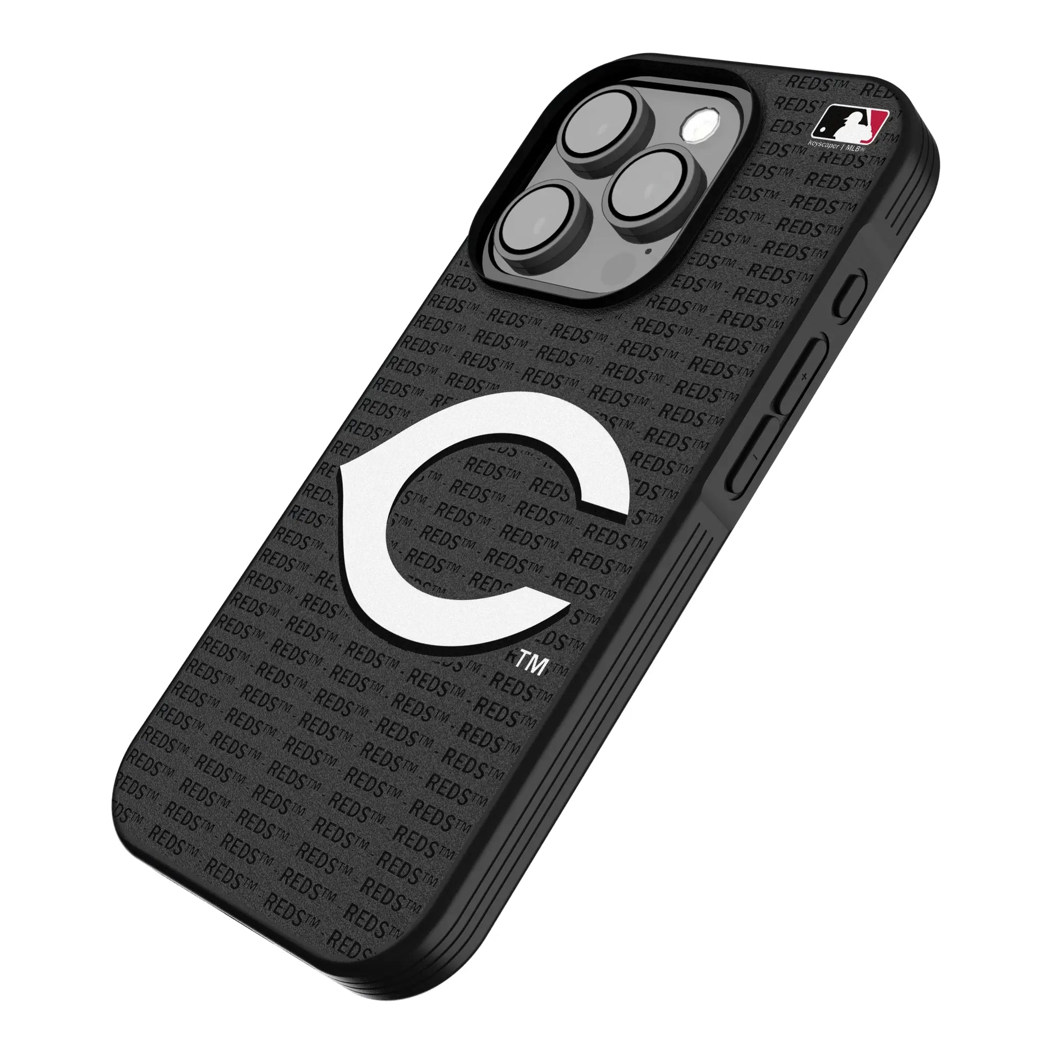 Cincinnati Reds Text Backdrop Bump Phone Case