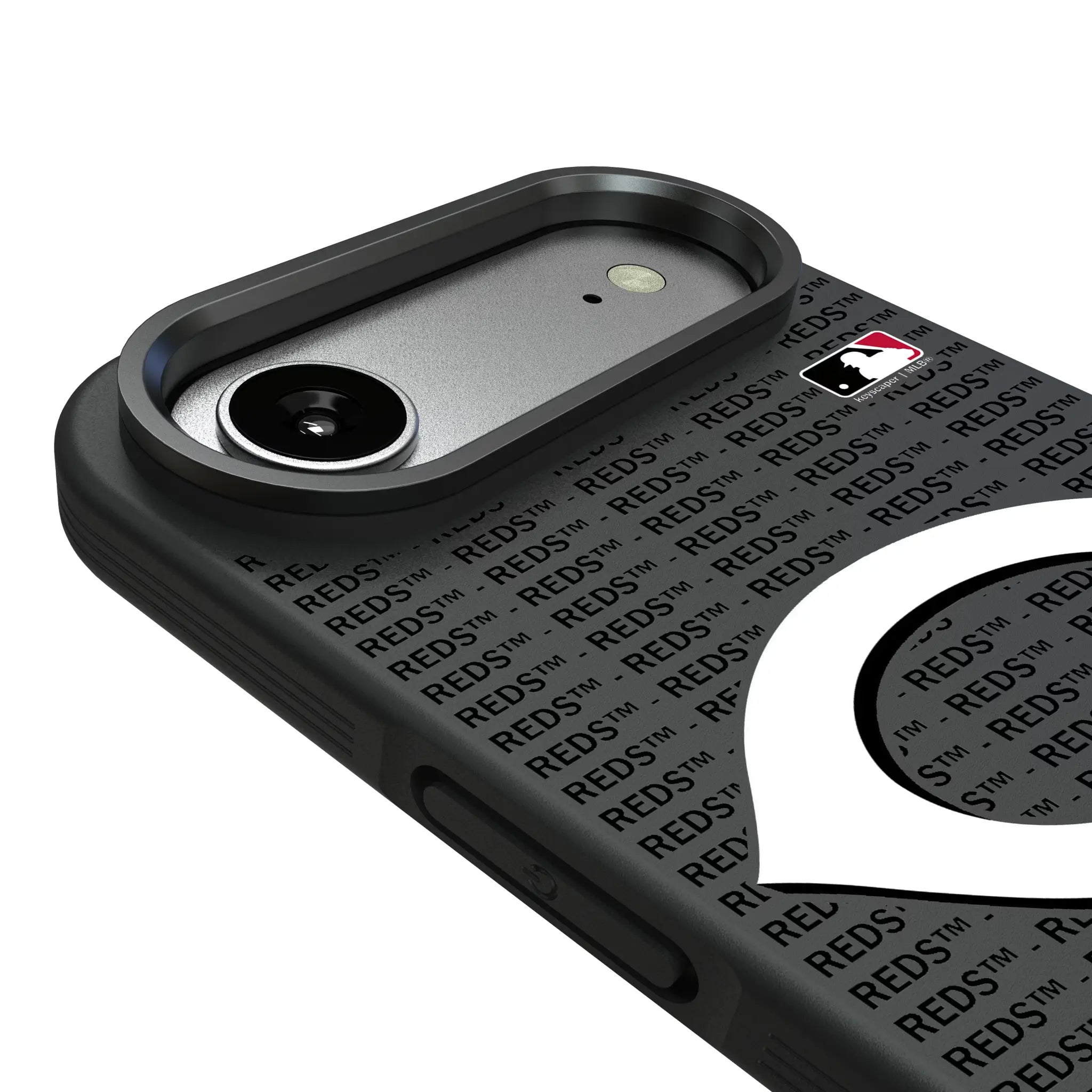 Cincinnati Reds Text Backdrop Bump Phone Case