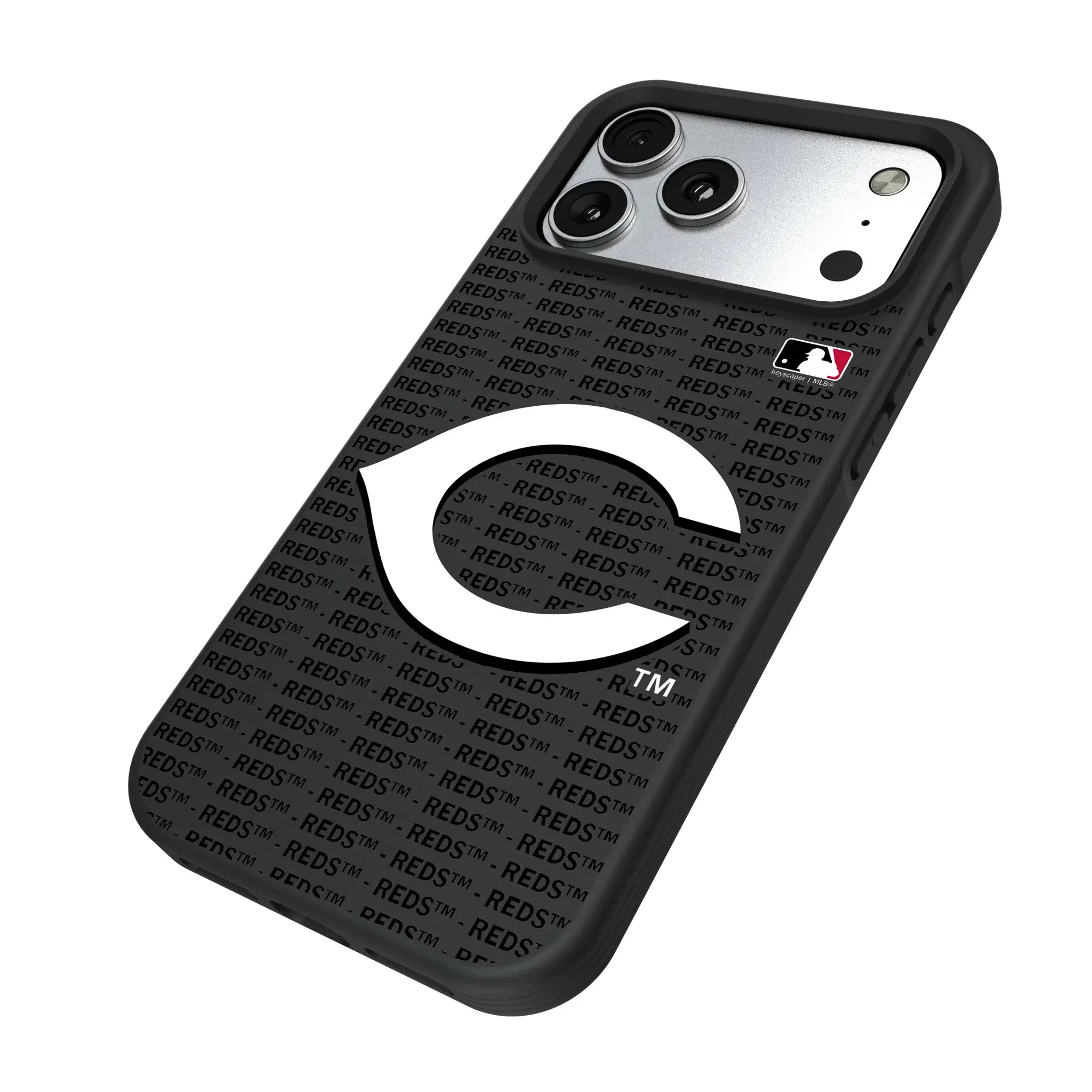Cincinnati Reds Text Backdrop Bump Phone Case