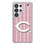 Cincinnati Reds Text Backdrop Clear Phone Case for Samsung Galaxy
