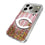 Cincinnati Reds Text Backdrop Glitter Phone Case