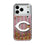 Cincinnati Reds Text Backdrop Glitter Phone Case