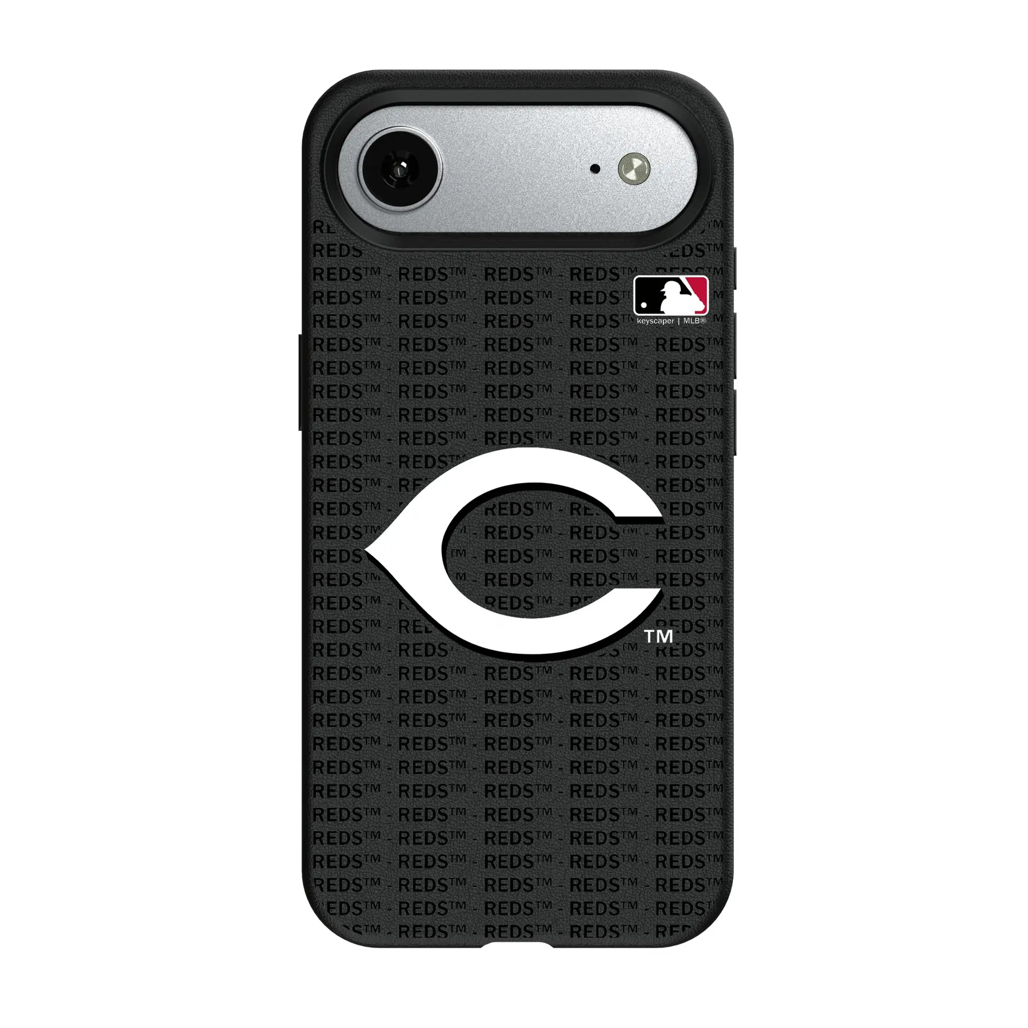 Cincinnati Reds Text Backdrop MagSafe Compatible Phone Case for Apple iPhone