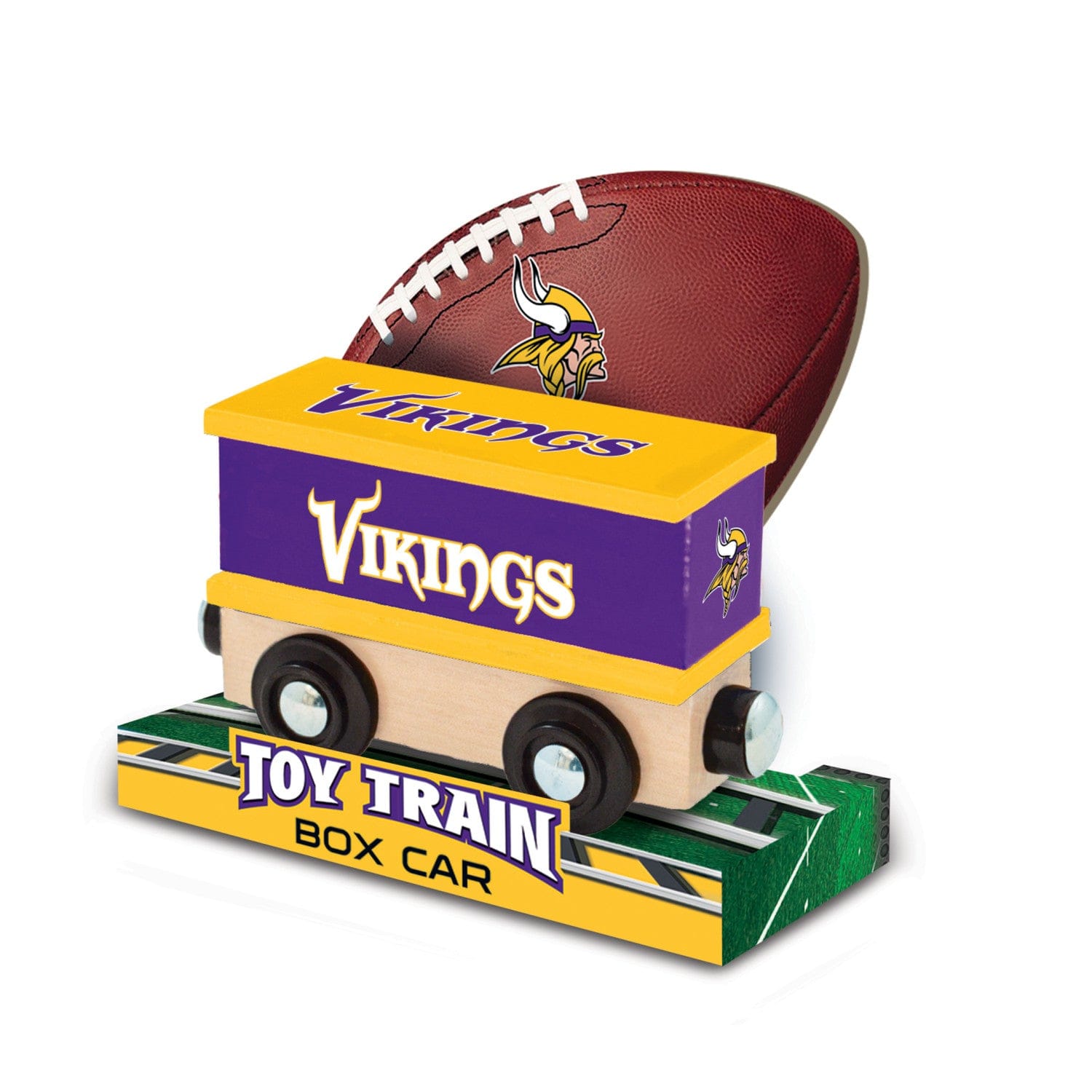 Minnesota Vikings Toy Train Box Car - Official NFL Collectible - Sports Gifts, Sports Memorabilia, Sports Collectibles, Fan Shop