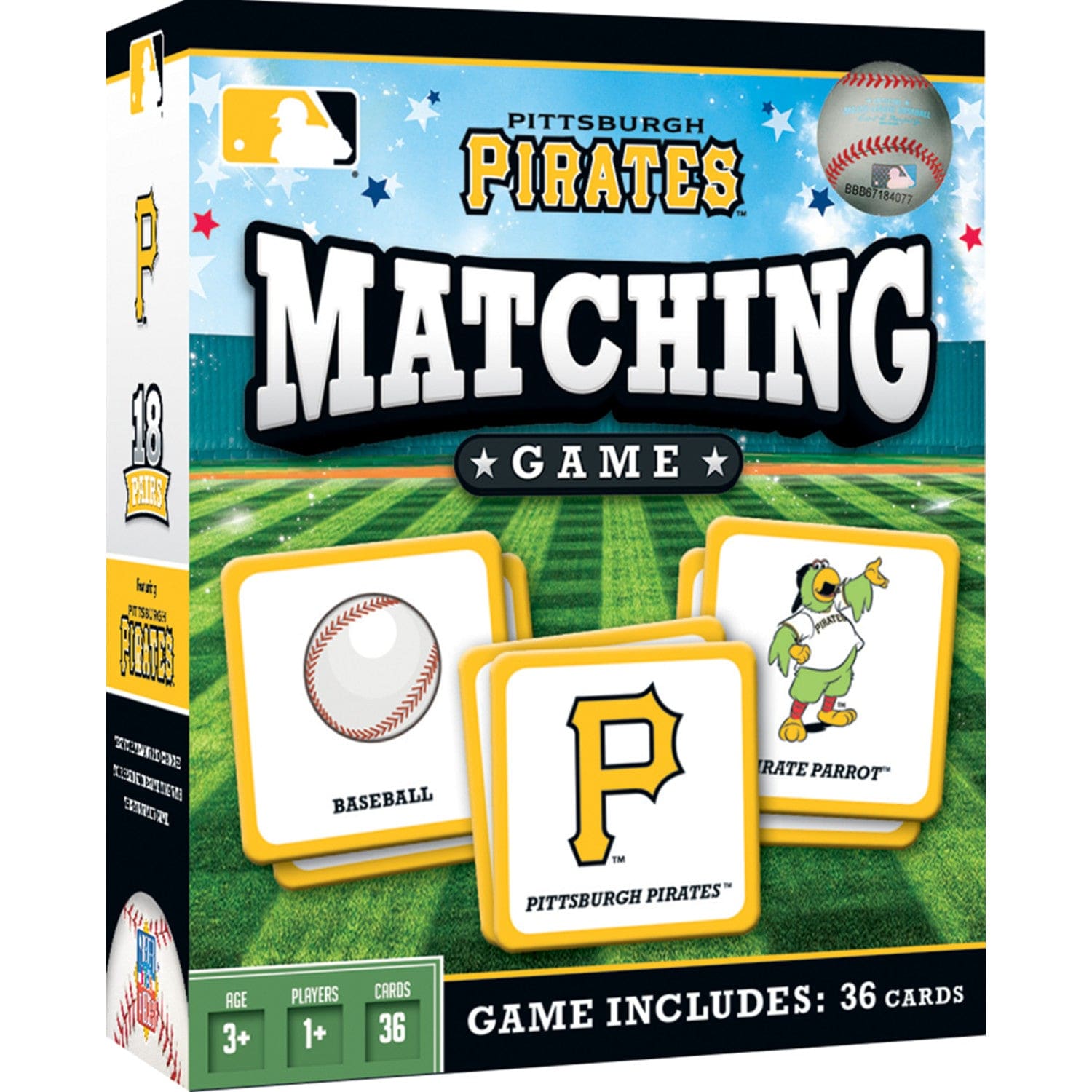 Pittsburgh Pirates Memory Matching Game