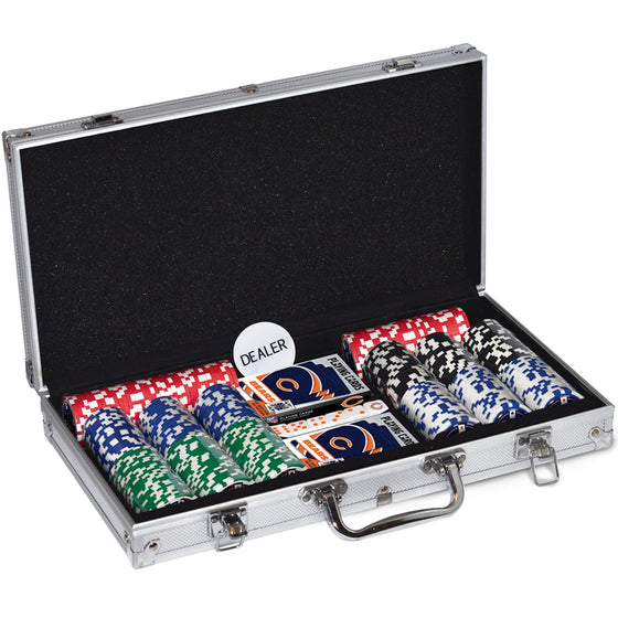 Chicago Bears 300 Piece Poker Set - 757 Sports Collectibles