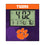 Clemson University Tigers Color Block Wall Clock