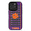 Clemson University Tigers Field Bump Phone Case