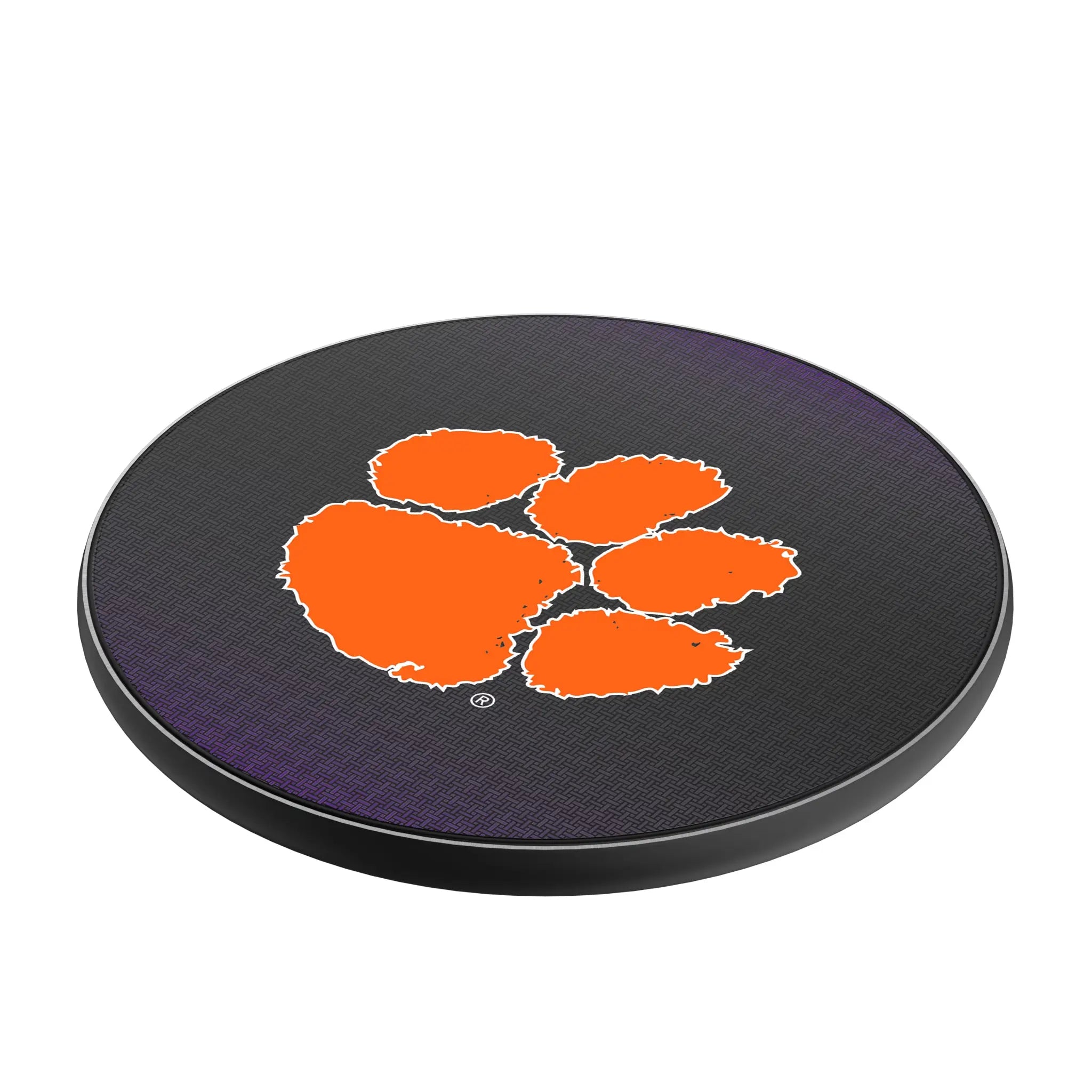 Clemson University Tigers Linen 15-Watt Wireless Charger