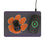 Clemson University Tigers Linen 15-Watt Wireless Charger and Mouse Pad