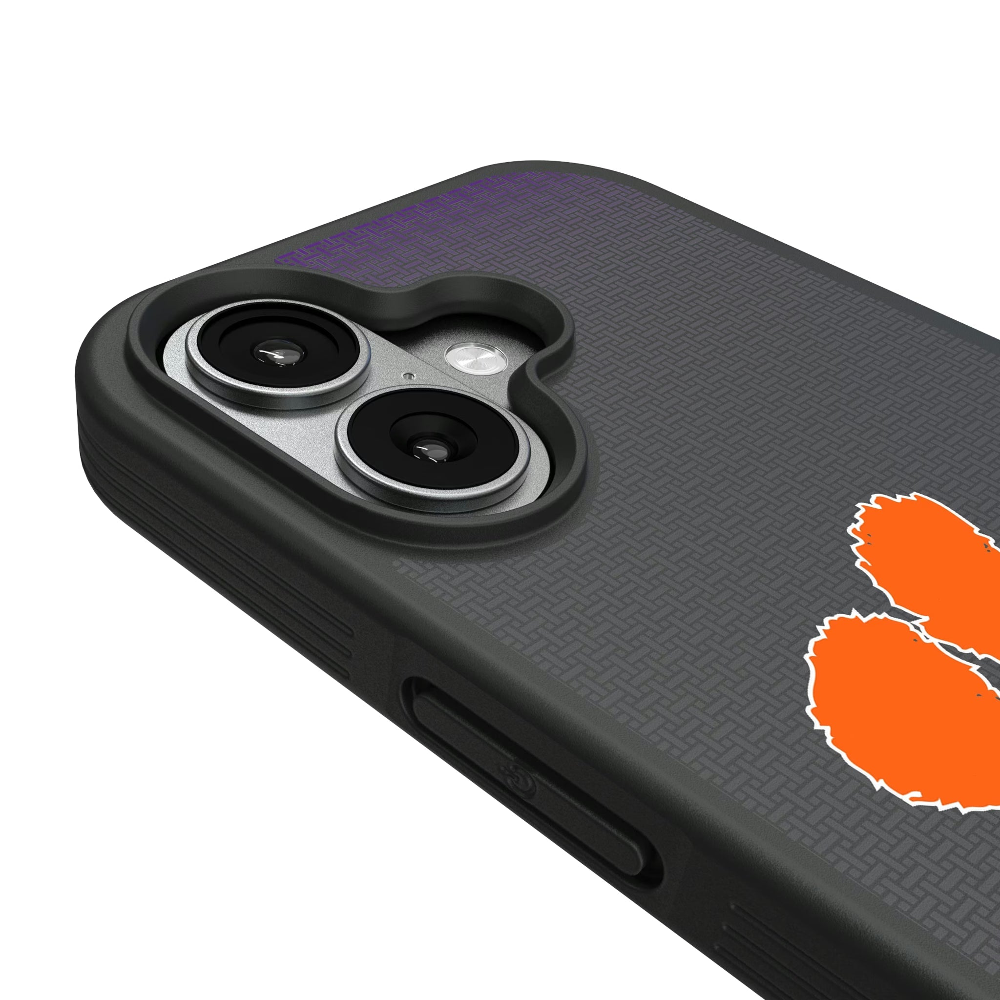 Clemson University Tigers Linen Bump Phone Case - Sports Gifts, Sports Memorabilia, Sports Collectibles, Fan Shop