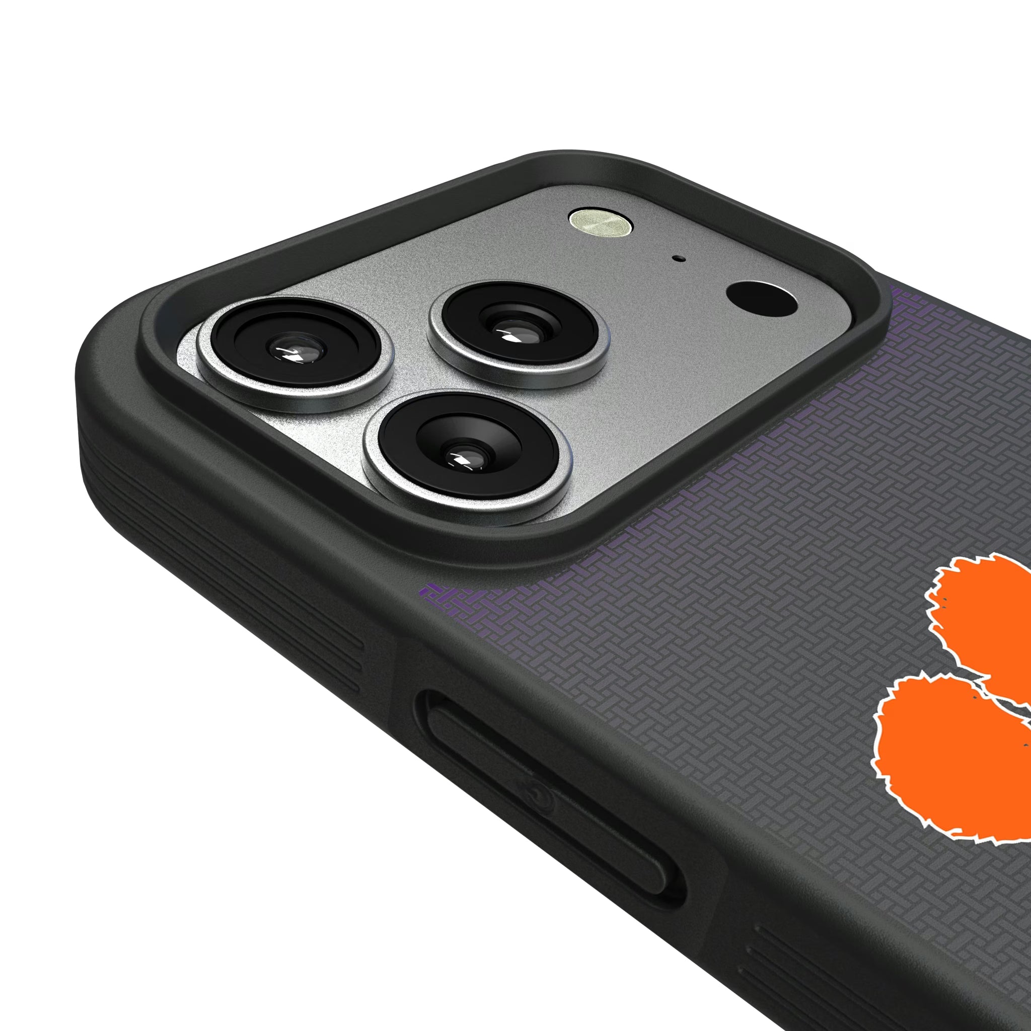 Clemson University Tigers Linen Bump Phone Case - Sports Gifts, Sports Memorabilia, Sports Collectibles, Fan Shop