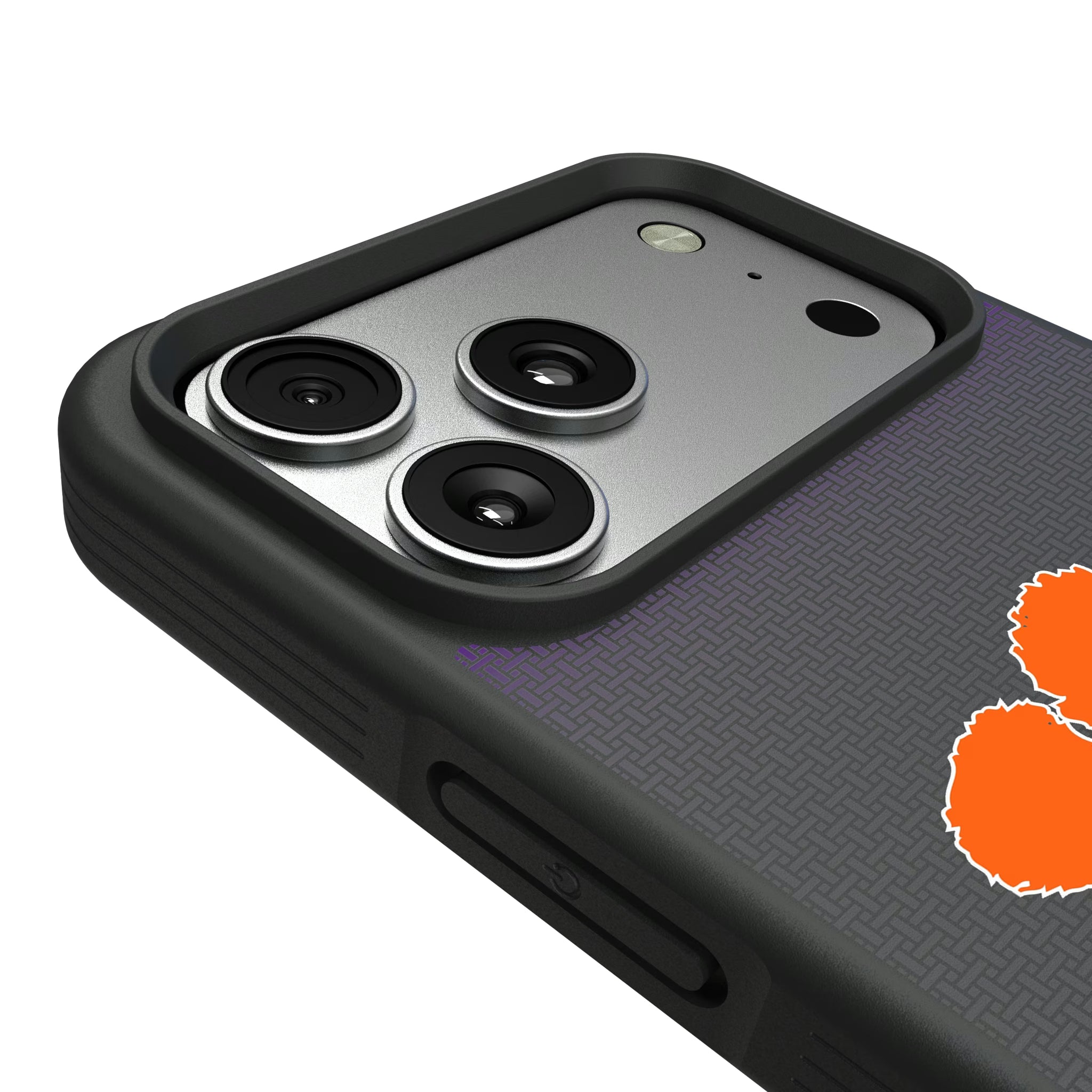 Clemson University Tigers Linen Bump Phone Case - Sports Gifts, Sports Memorabilia, Sports Collectibles, Fan Shop