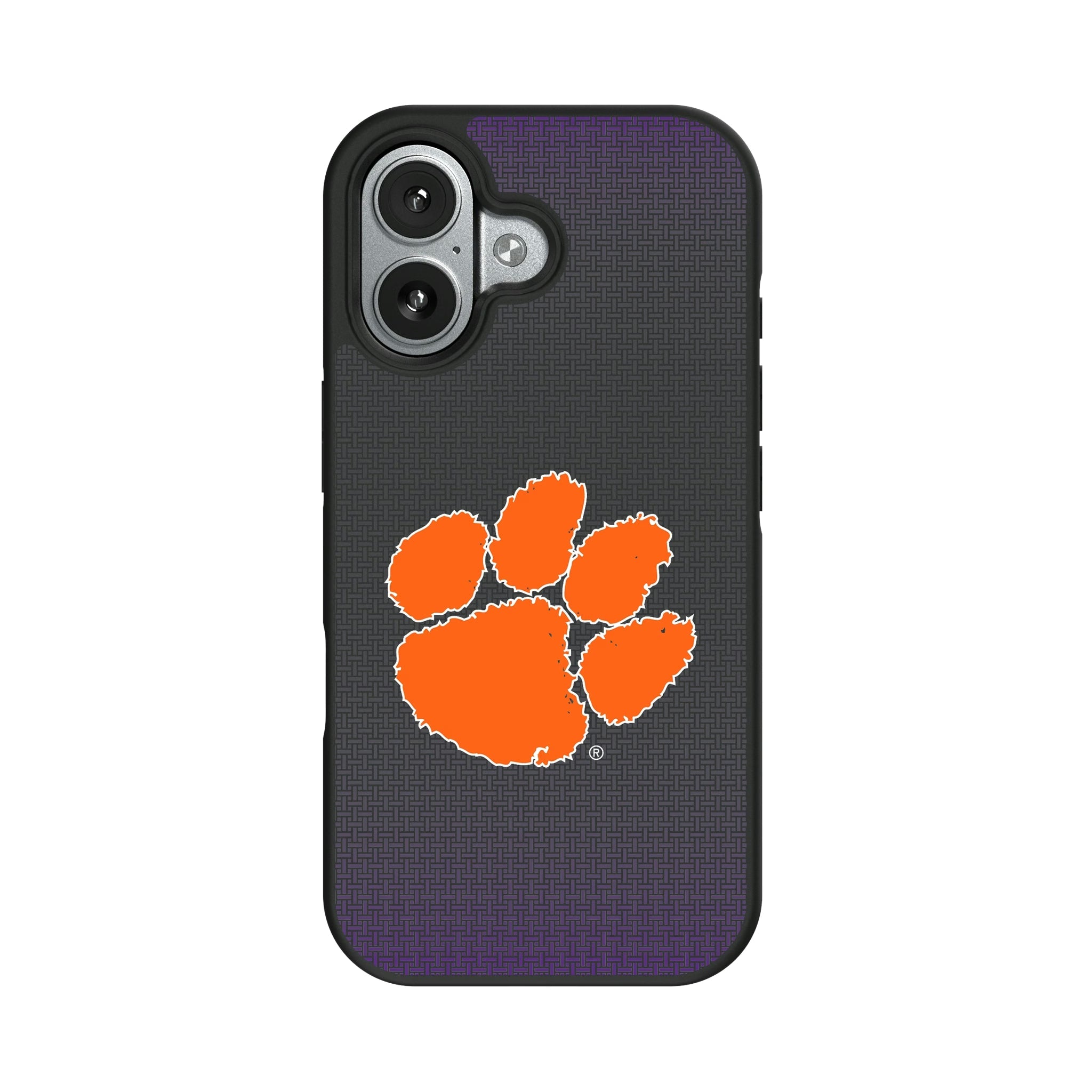 Clemson University Tigers Linen Bump Phone Case - Sports Gifts, Sports Memorabilia, Sports Collectibles, Fan Shop