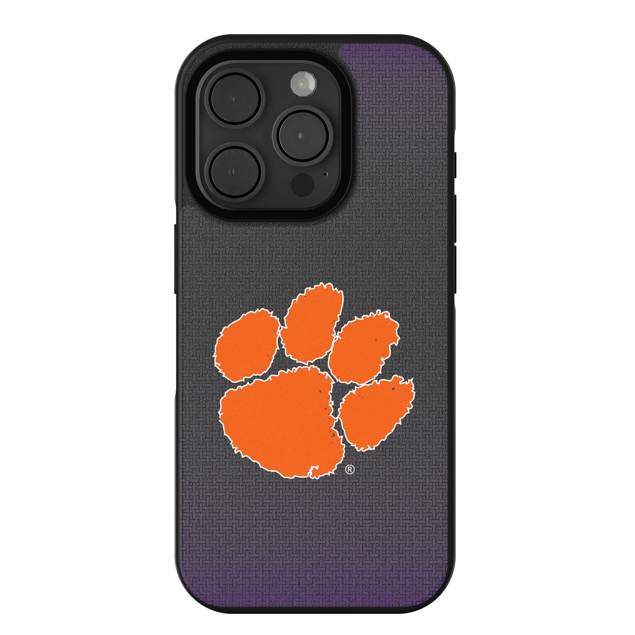 Clemson University Tigers Linen Bump Phone Case - Sports Gifts, Sports Memorabilia, Sports Collectibles, Fan Shop