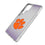 Clemson University Tigers Linen Clear Phone Case for Samsung Galaxy