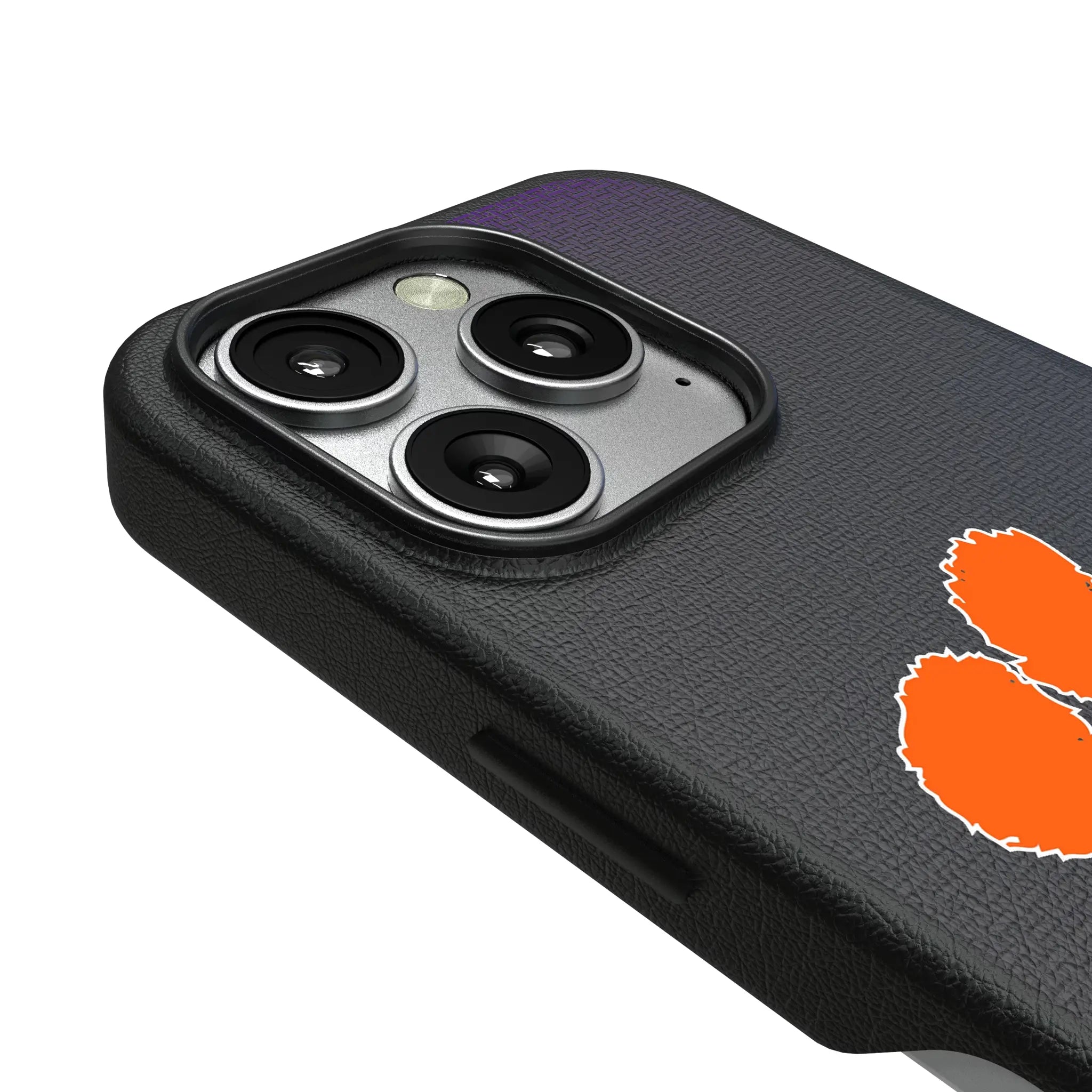 Clemson University Tigers Linen MagSafe Compatible Phone Case for Apple iPhone