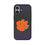 Clemson University Tigers Linen MagSafe Compatible Phone Case for Apple iPhone
