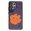 Clemson University Tigers Paisley MagSafe Compatible Phone Case for Samsung Galaxy