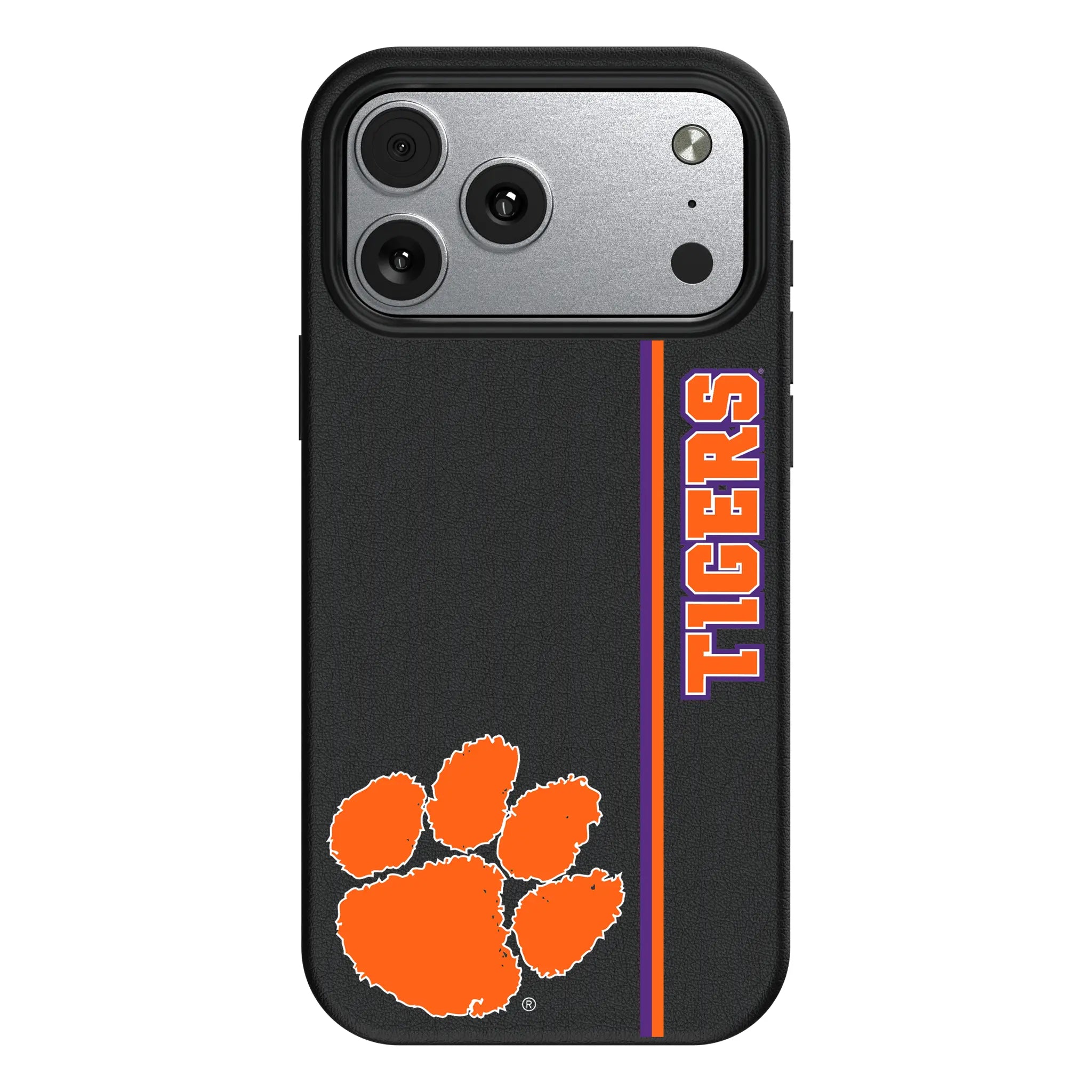 Clemson University Tigers Sidebar MagSafe Compatible Phone Case for Apple iPhone