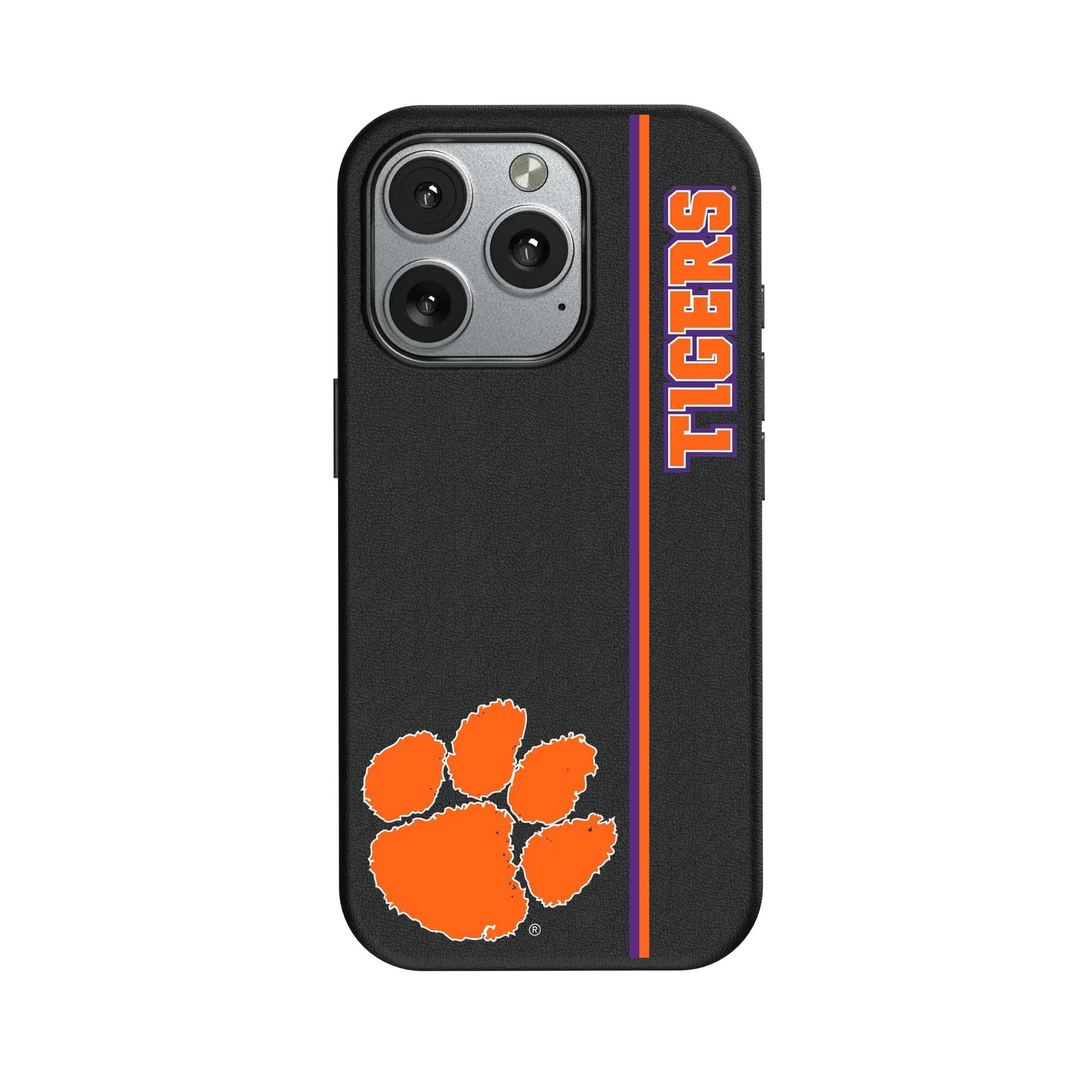 Clemson University Tigers Sidebar MagSafe Compatible Phone Case for Apple iPhone