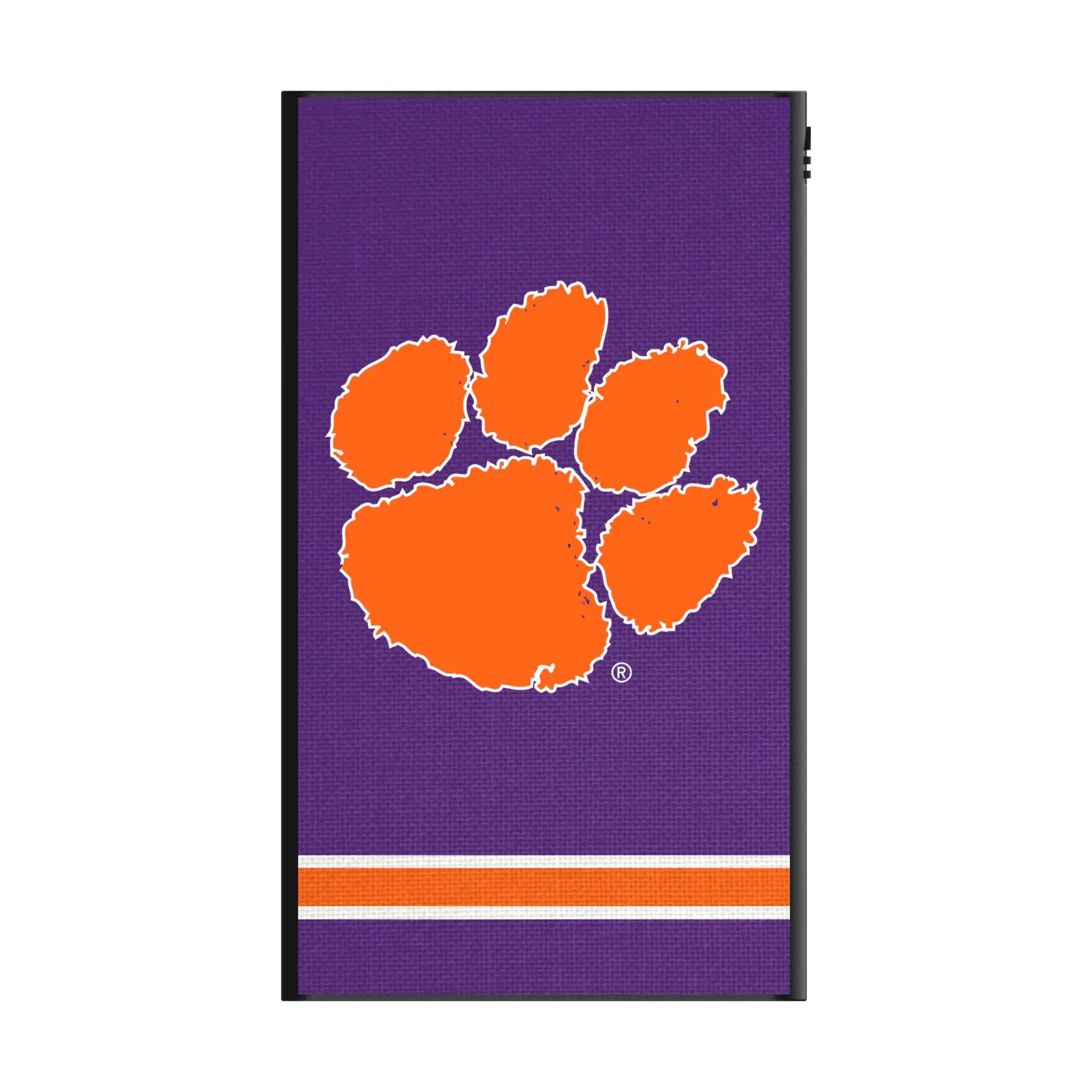Clemson University Tigers Stripe 5000mAh Flat Powerbank