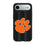 Clemson University Tigers Text Backdrop MagSafe Compatible Phone Case for Apple iPhone