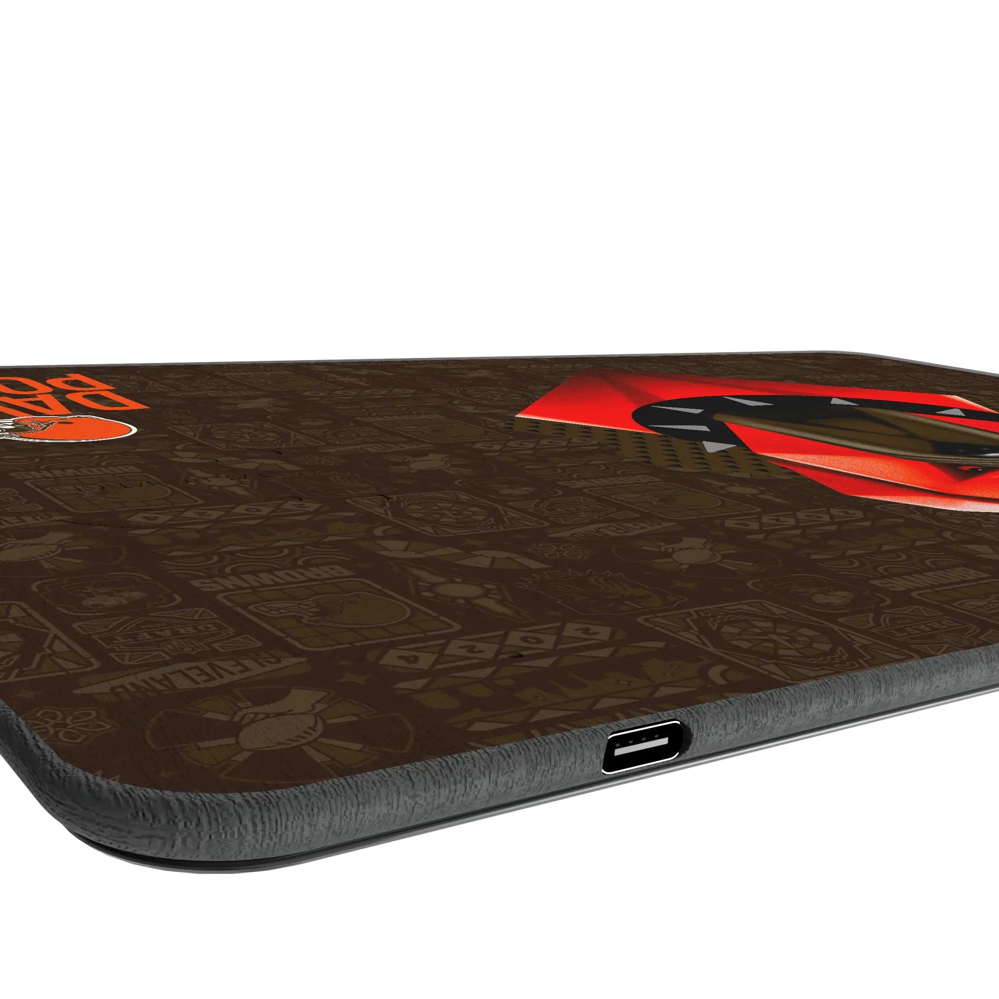 Cleveland Browns 2024 Edition 15-Watt Wireless Charger and Mouse Pad