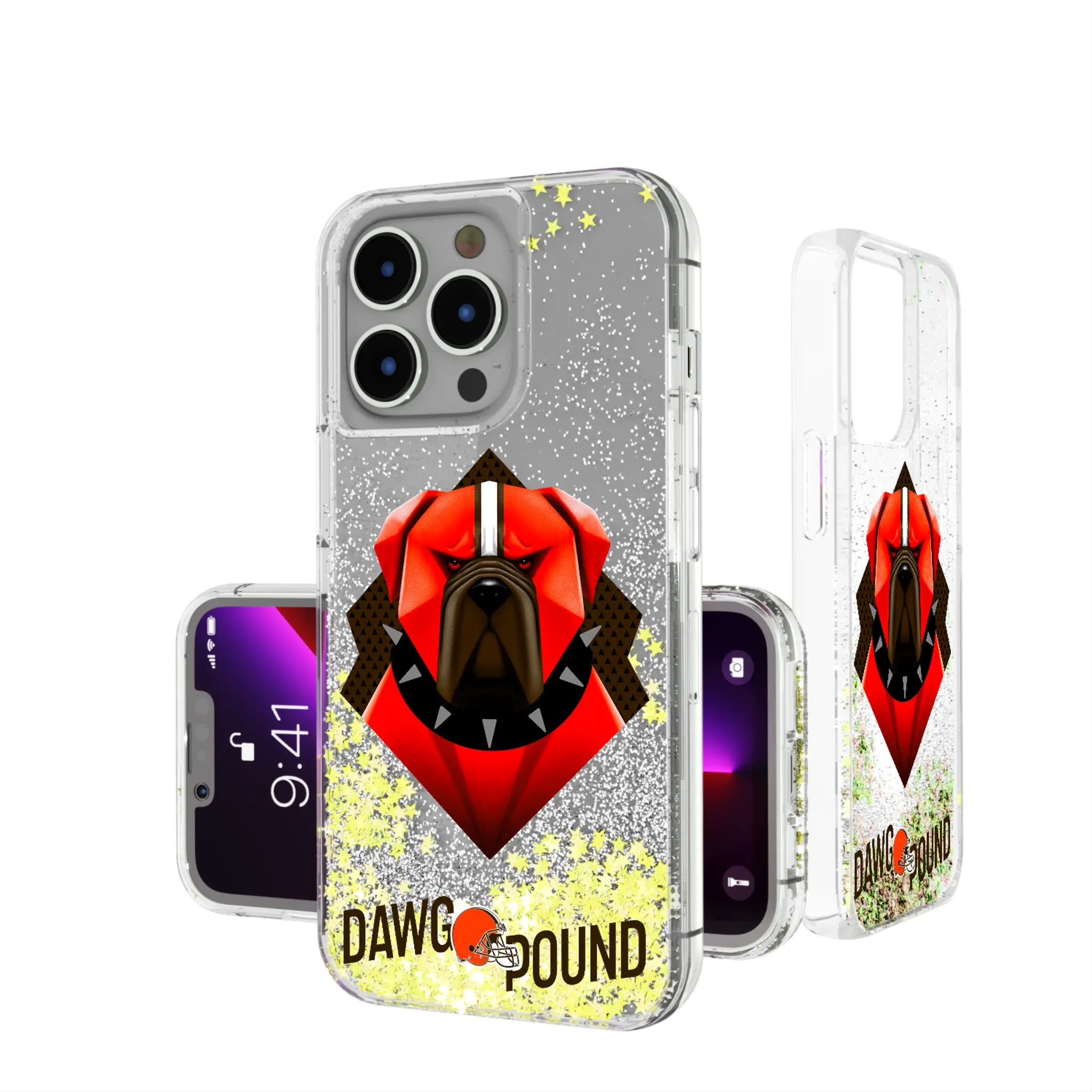 Cleveland Browns 2024 Illustrated Limited Edition Glitter Phone Case