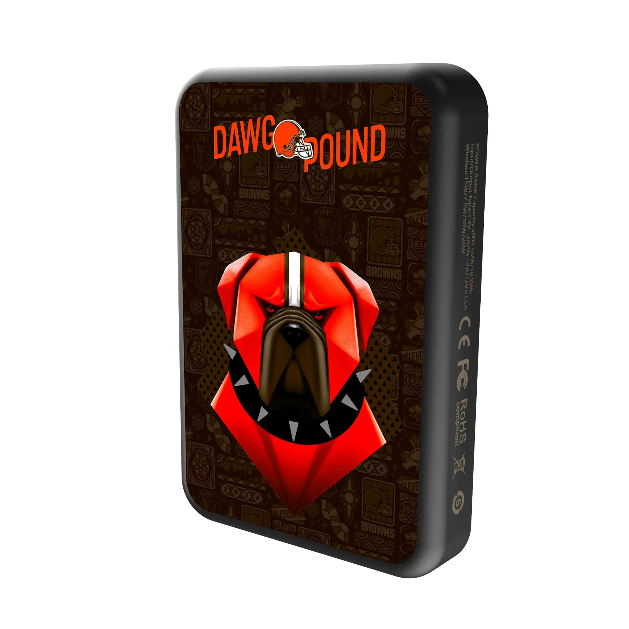 Cleveland Browns 2024 Illustrated Limited Edition Wireless Mag Power Bank