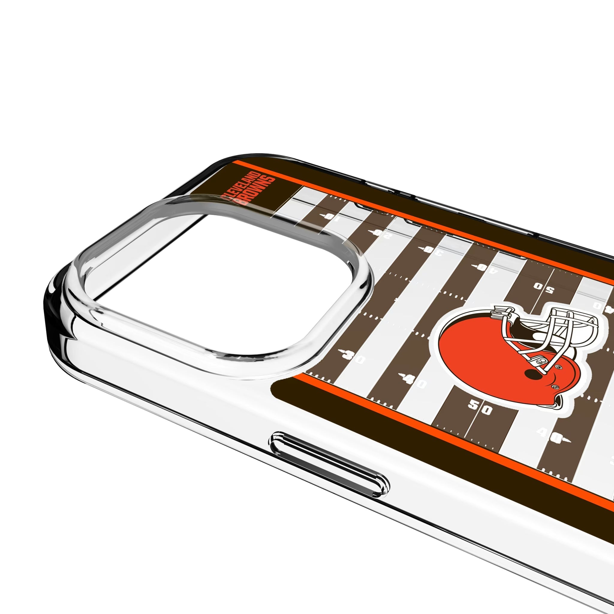 Cleveland Browns Field Clear Phone Case for Apple iPhone - Sports Gifts, Sports Memorabilia, Sports Collectibles, Fan Shop
