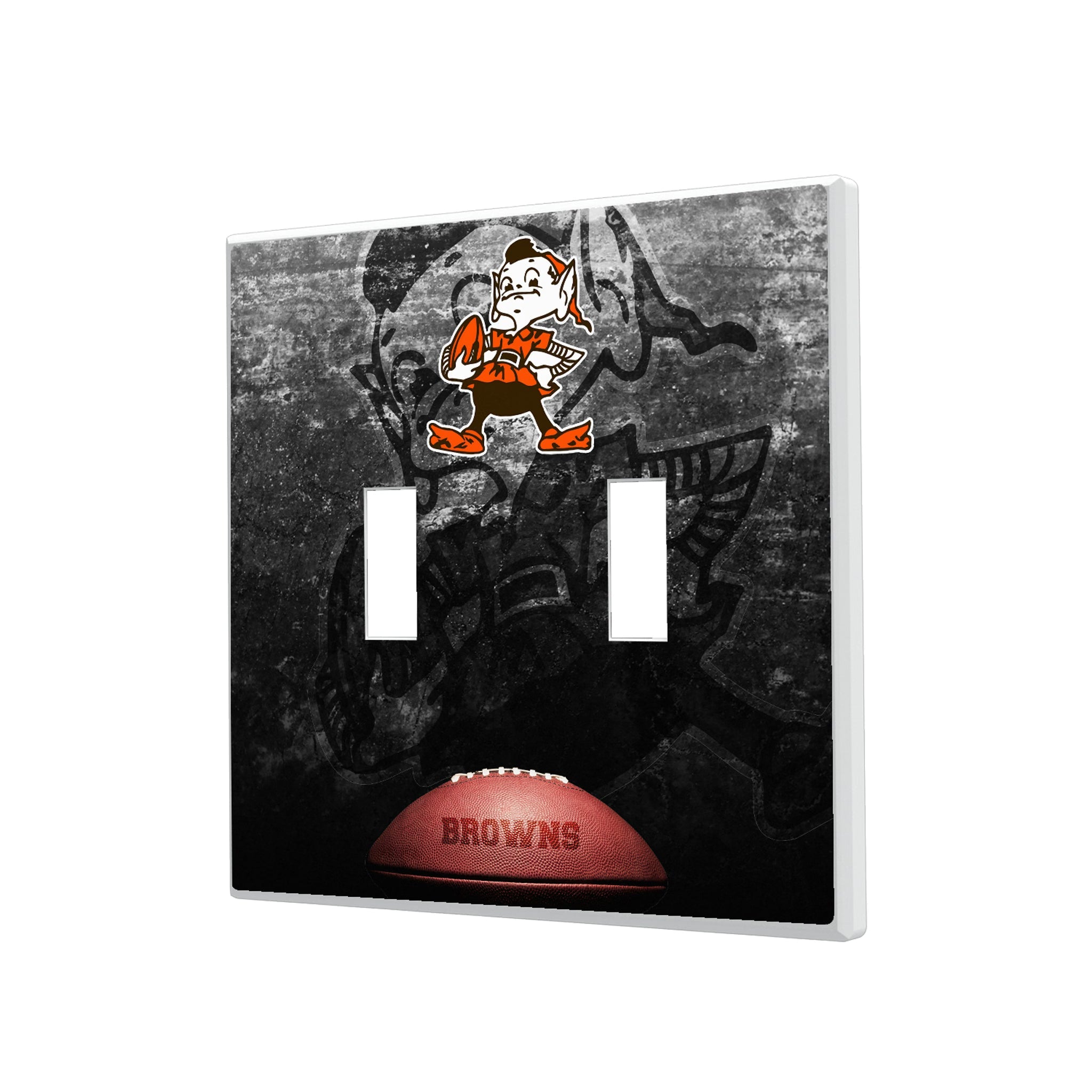 Cleveland Browns Historic Collection Legendary Hidden-Screw Light Switch Plate - Sports Gifts, Sports Memorabilia, Sports Collectibles, Fan Shop