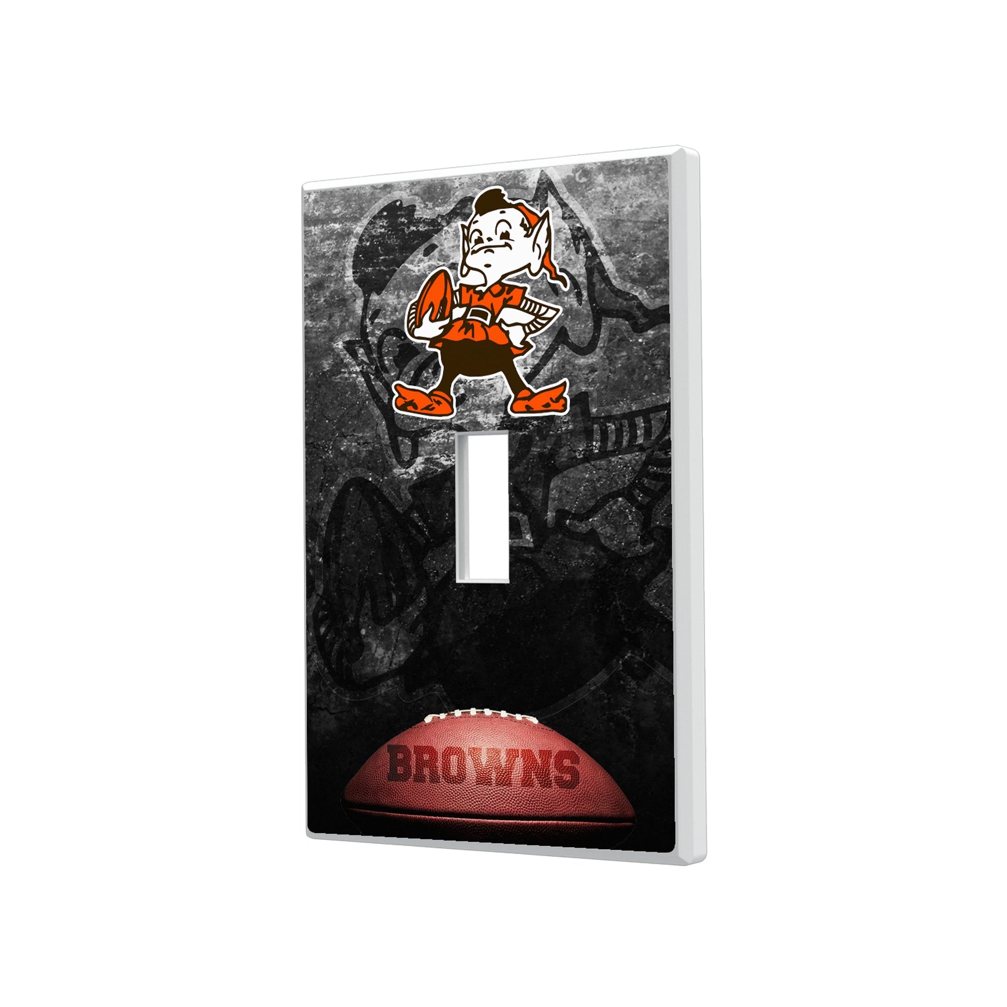 Cleveland Browns Historic Collection Legendary Hidden-Screw Light Switch Plate - Sports Gifts, Sports Memorabilia, Sports Collectibles, Fan Shop
