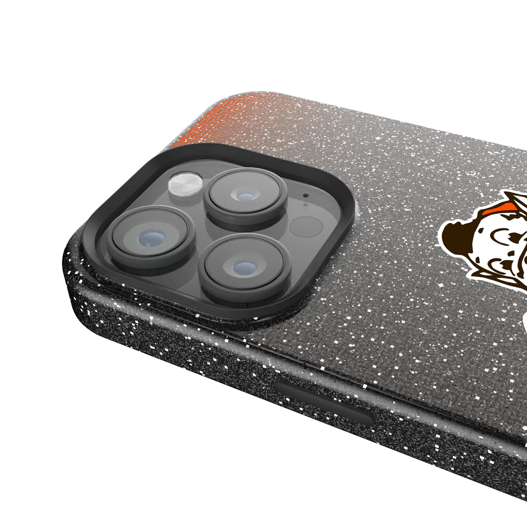 Cleveland Browns Historic Collection Linen Bling Phone Case for Apple iPhone