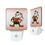 Cleveland Browns Historic Collection Linen Night Light 2-Pack