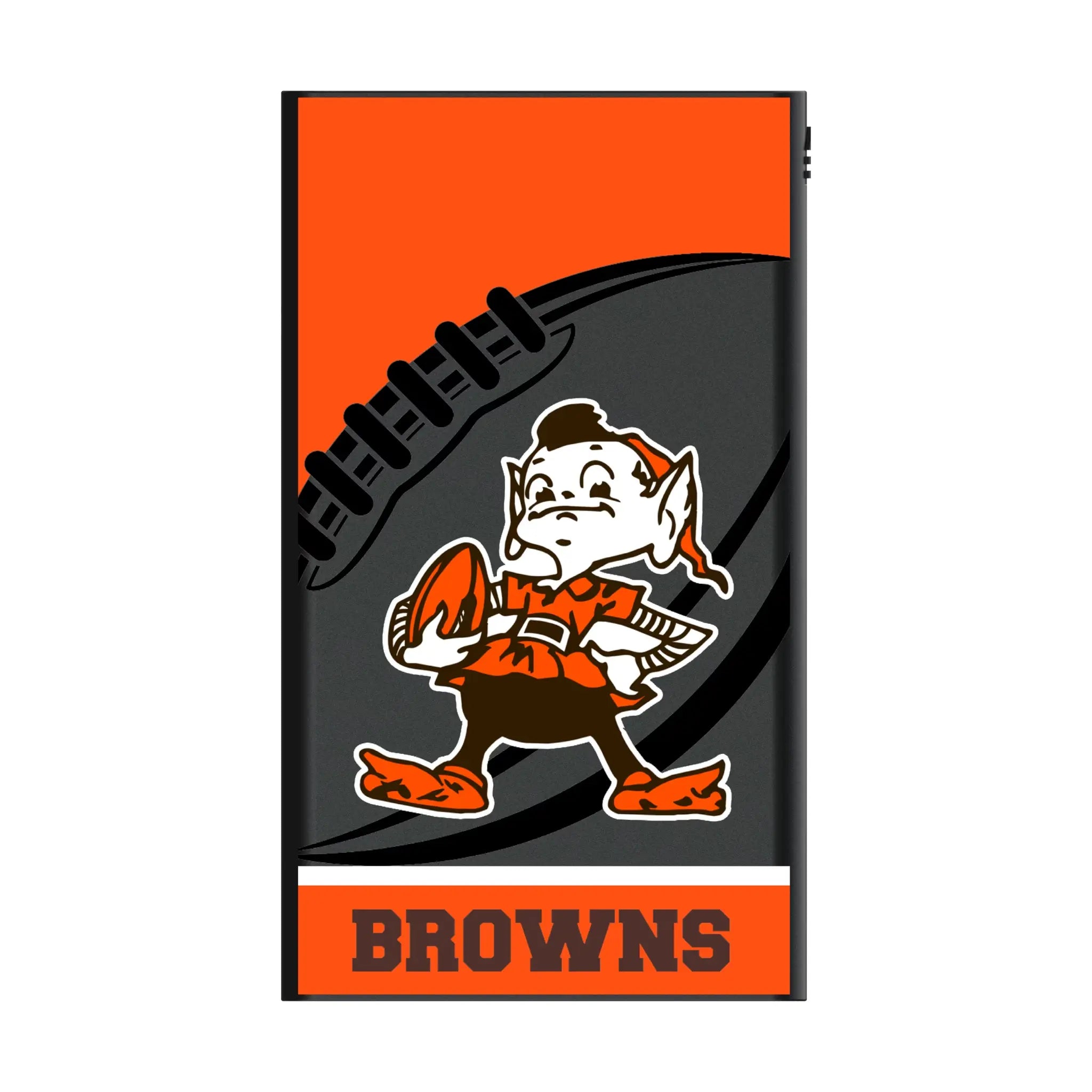 Cleveland Browns Historic Collection Passtime 5000mAh Flat Powerbank