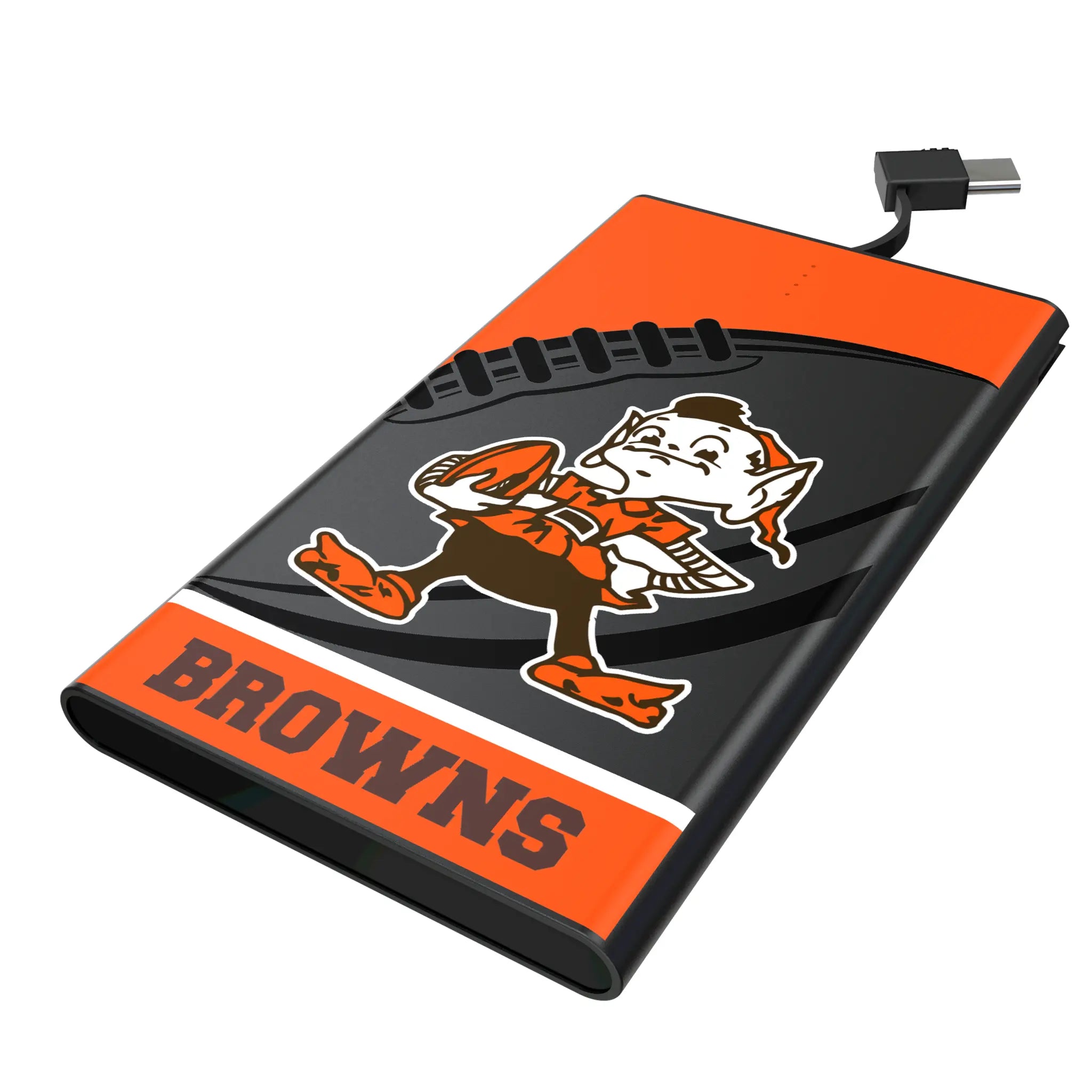 Cleveland Browns Historic Collection Passtime 5000mAh Flat Powerbank