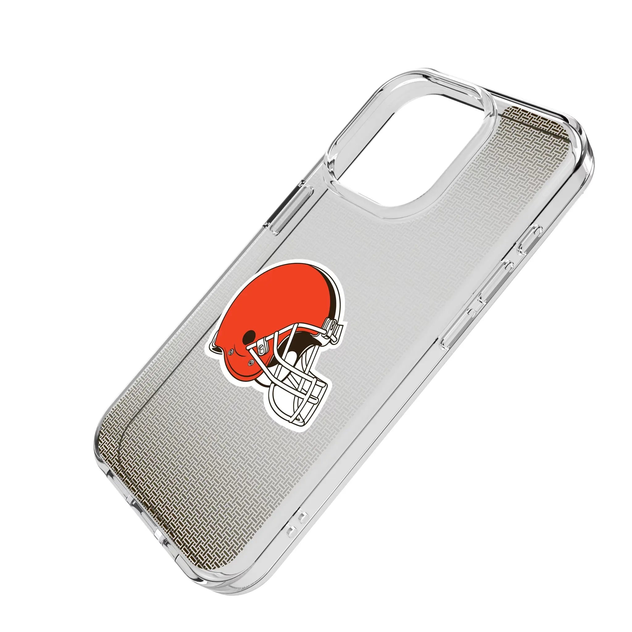 Cleveland Browns Linen Clear Phone Case for Apple iPhone
