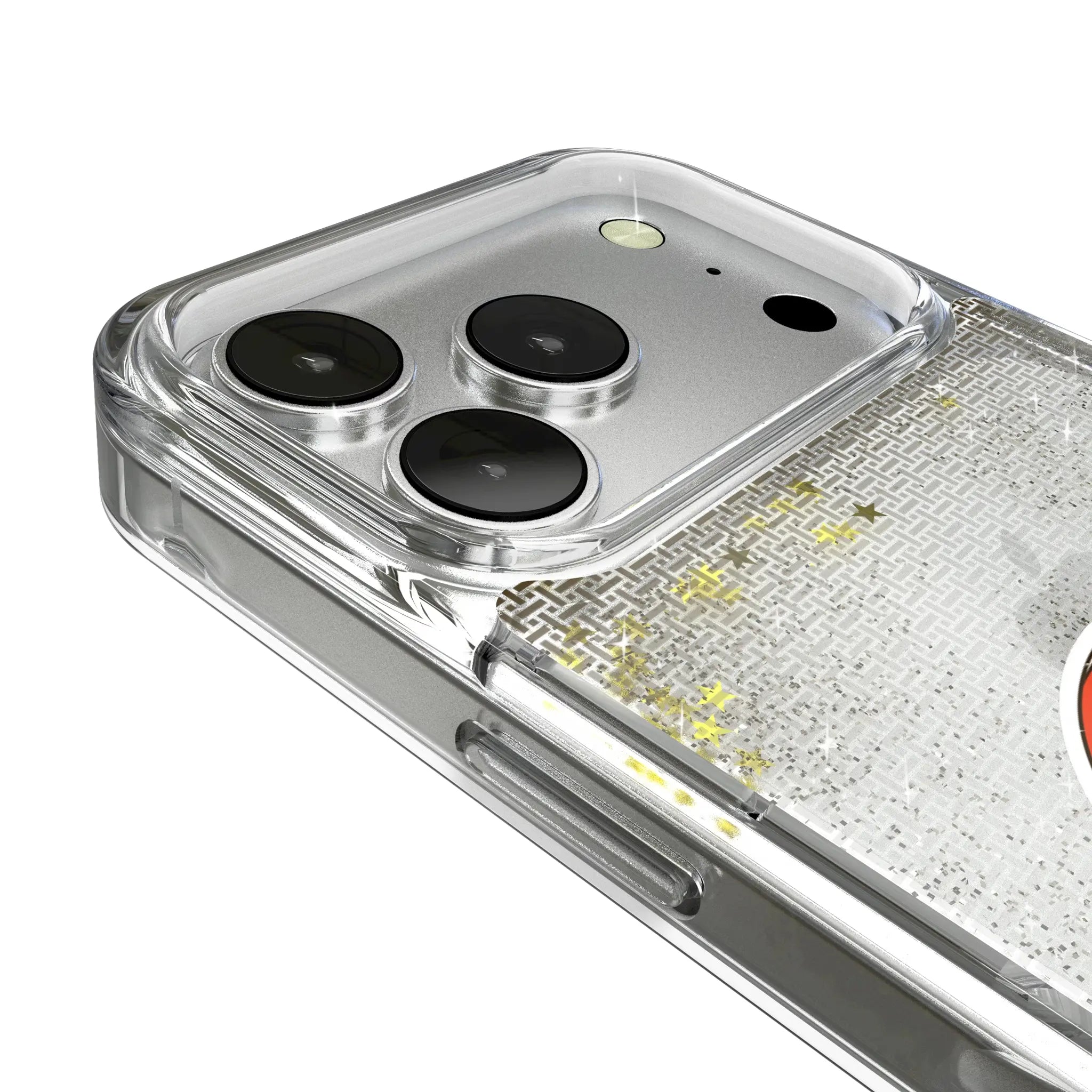 Cleveland Browns Linen Glitter Phone Case