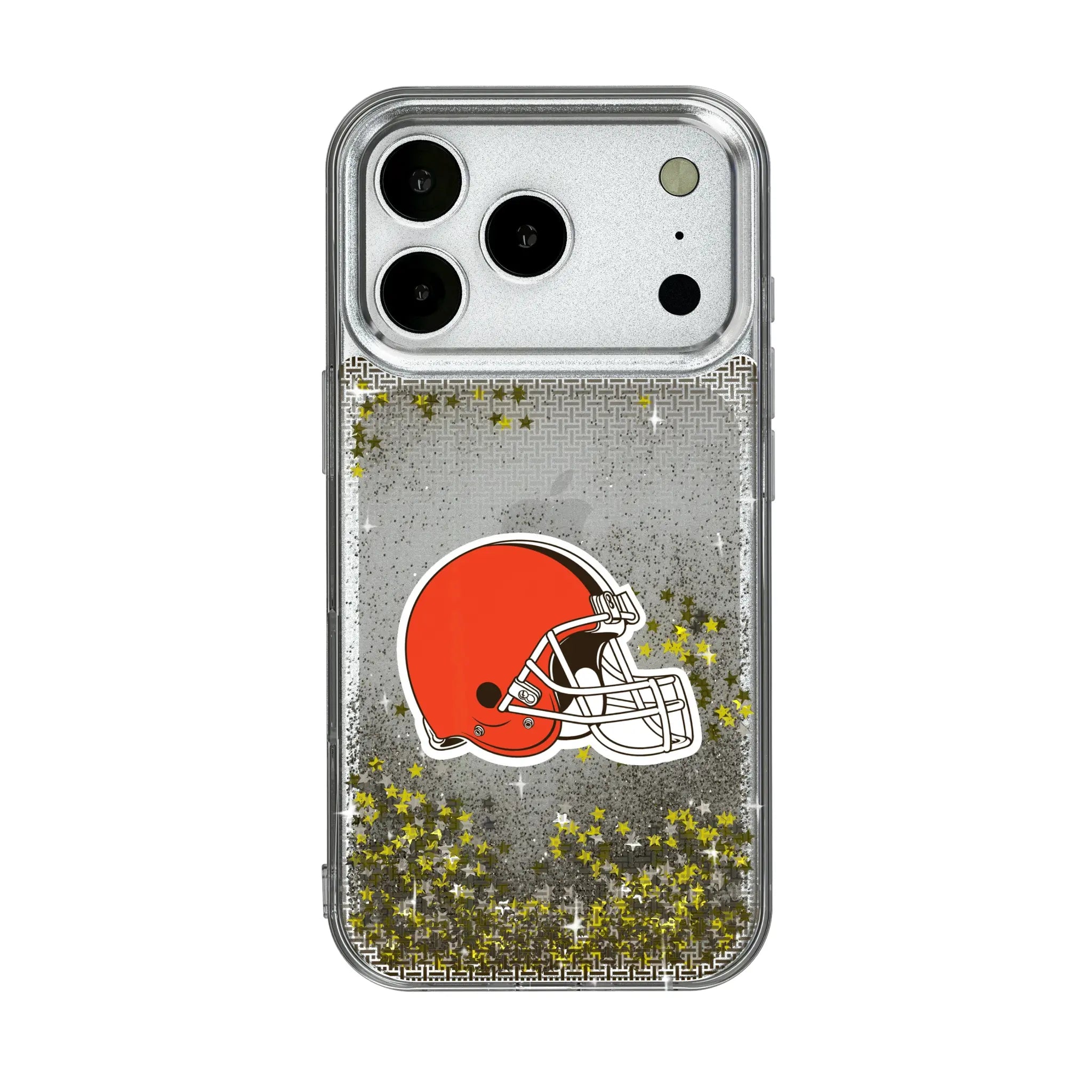 Cleveland Browns Linen Glitter Phone Case