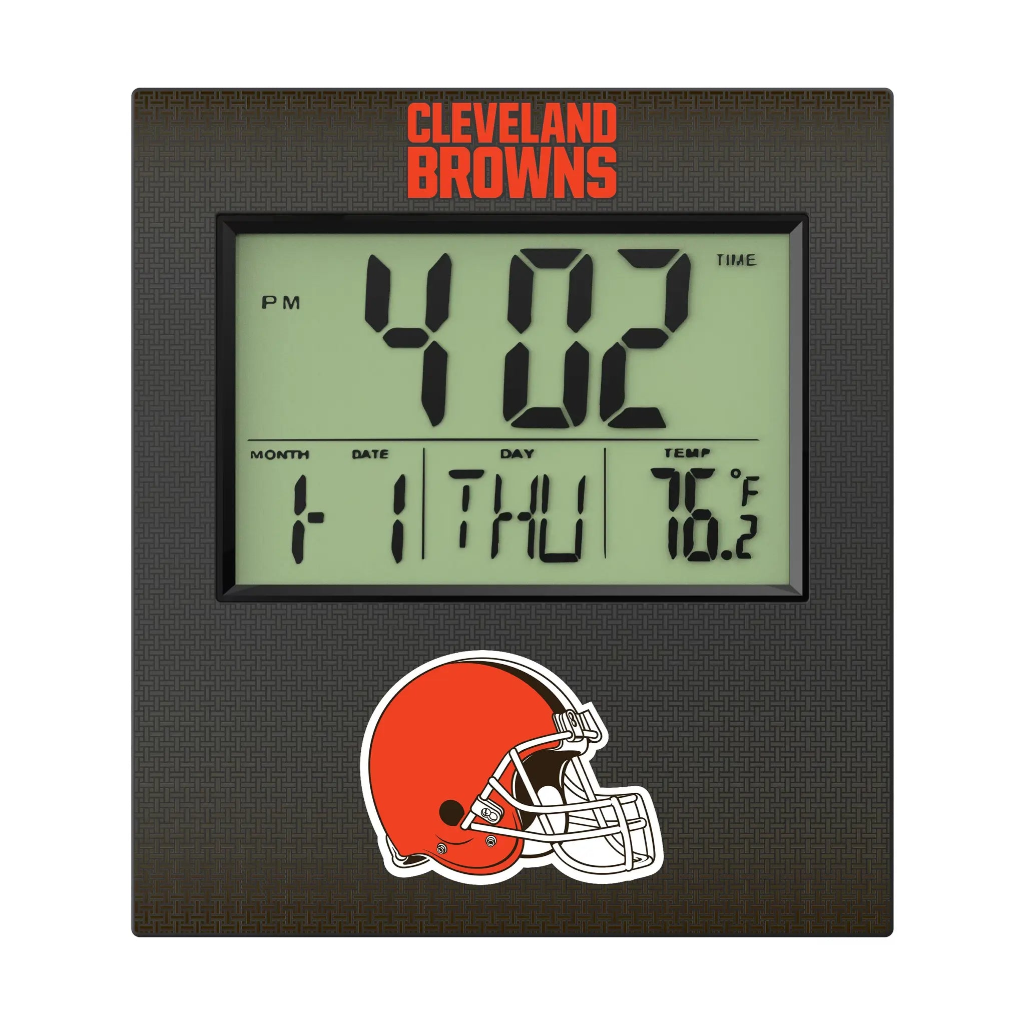 Cleveland Browns Linen Wall Clock