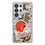 Cleveland Browns Paisley Clear Phone Case for Samsung Galaxy