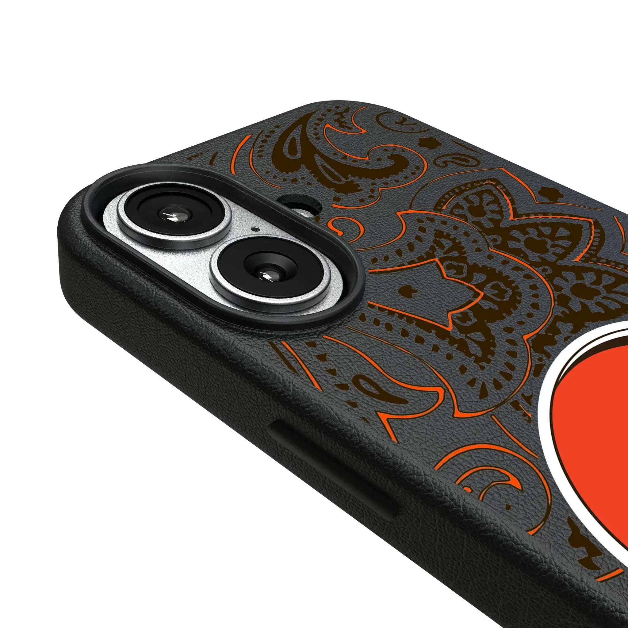 Cleveland Browns Paisley MagSafe Compatible Phone Case for Apple iPhone