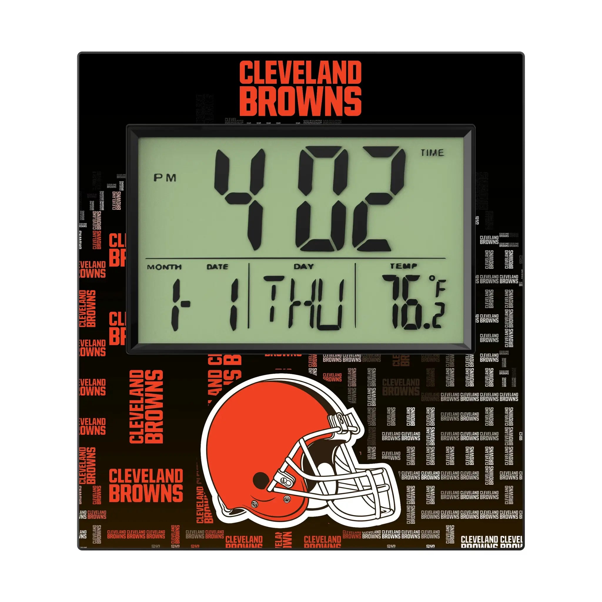 Cleveland Browns Quadtile Wall Clock