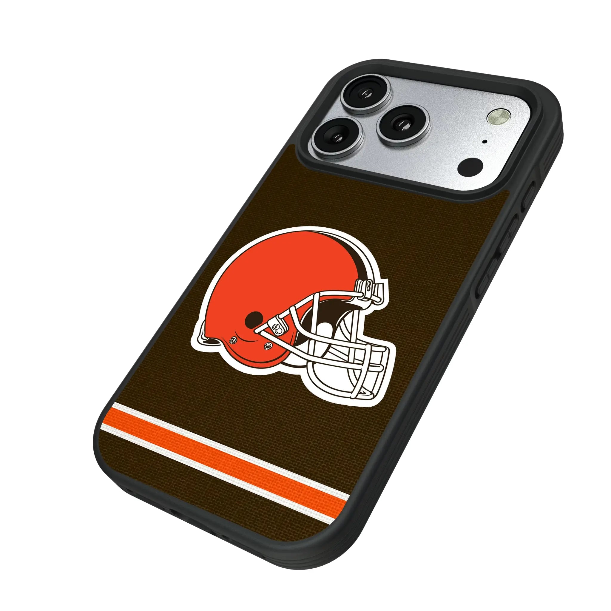 Cleveland Browns Stripe Bump Phone Case