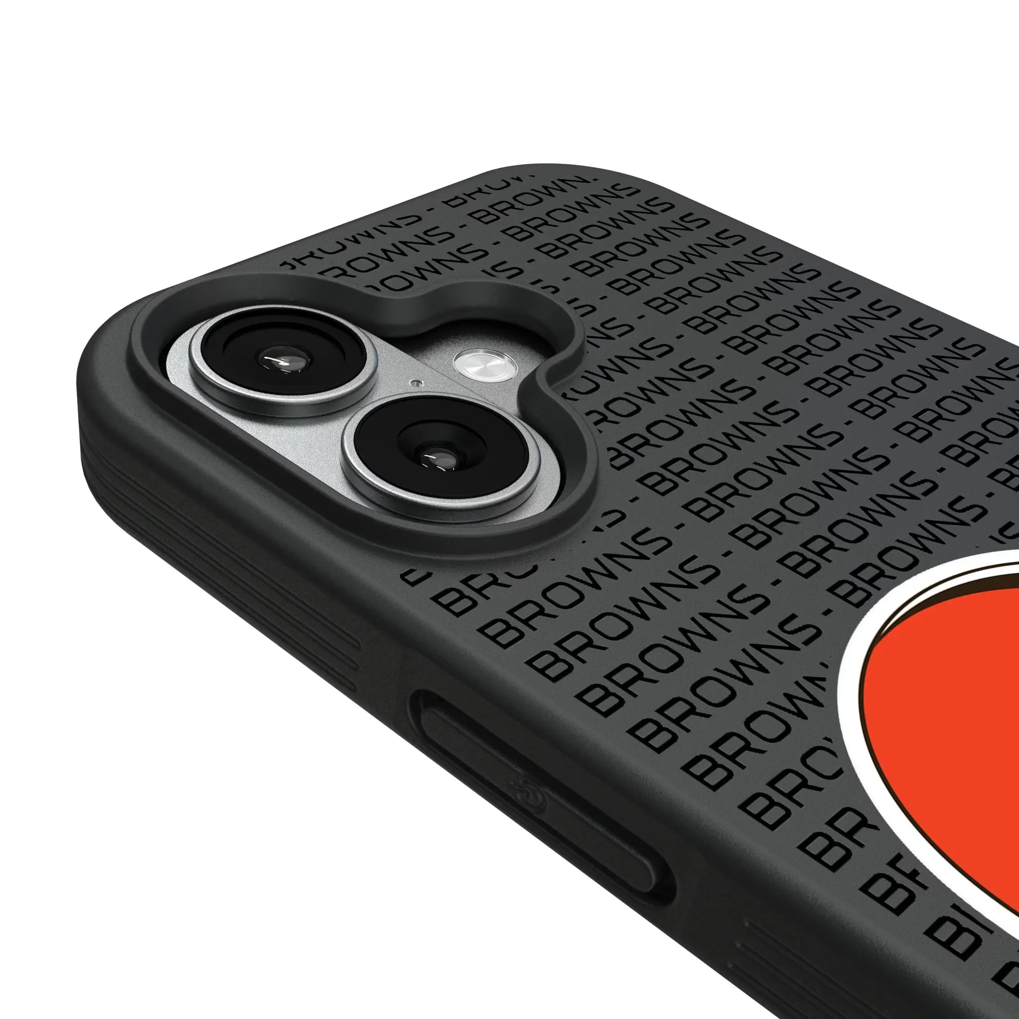Cleveland Browns Text Backdrop Bump Phone Case