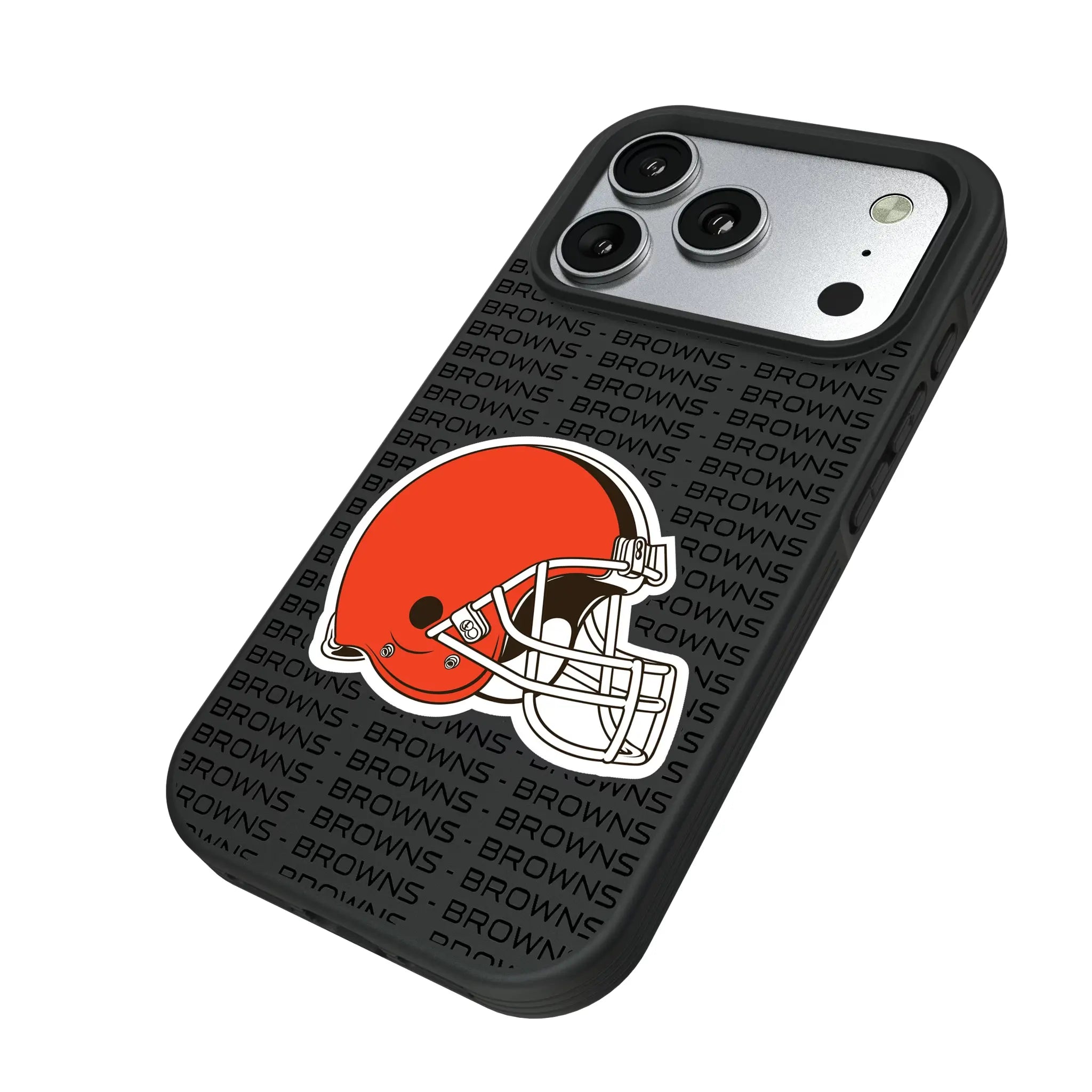 Cleveland Browns Text Backdrop Bump Phone Case