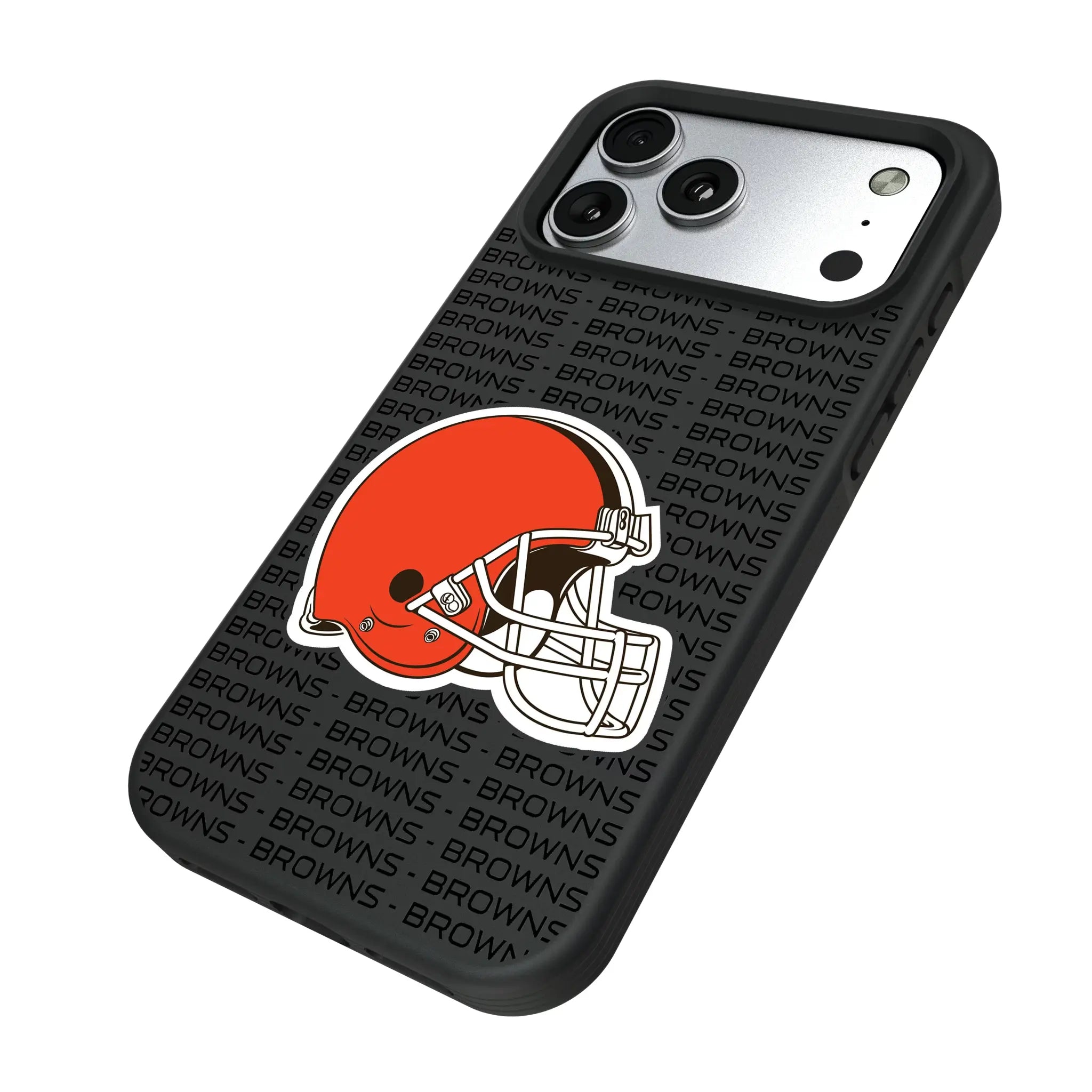 Cleveland Browns Text Backdrop Bump Phone Case