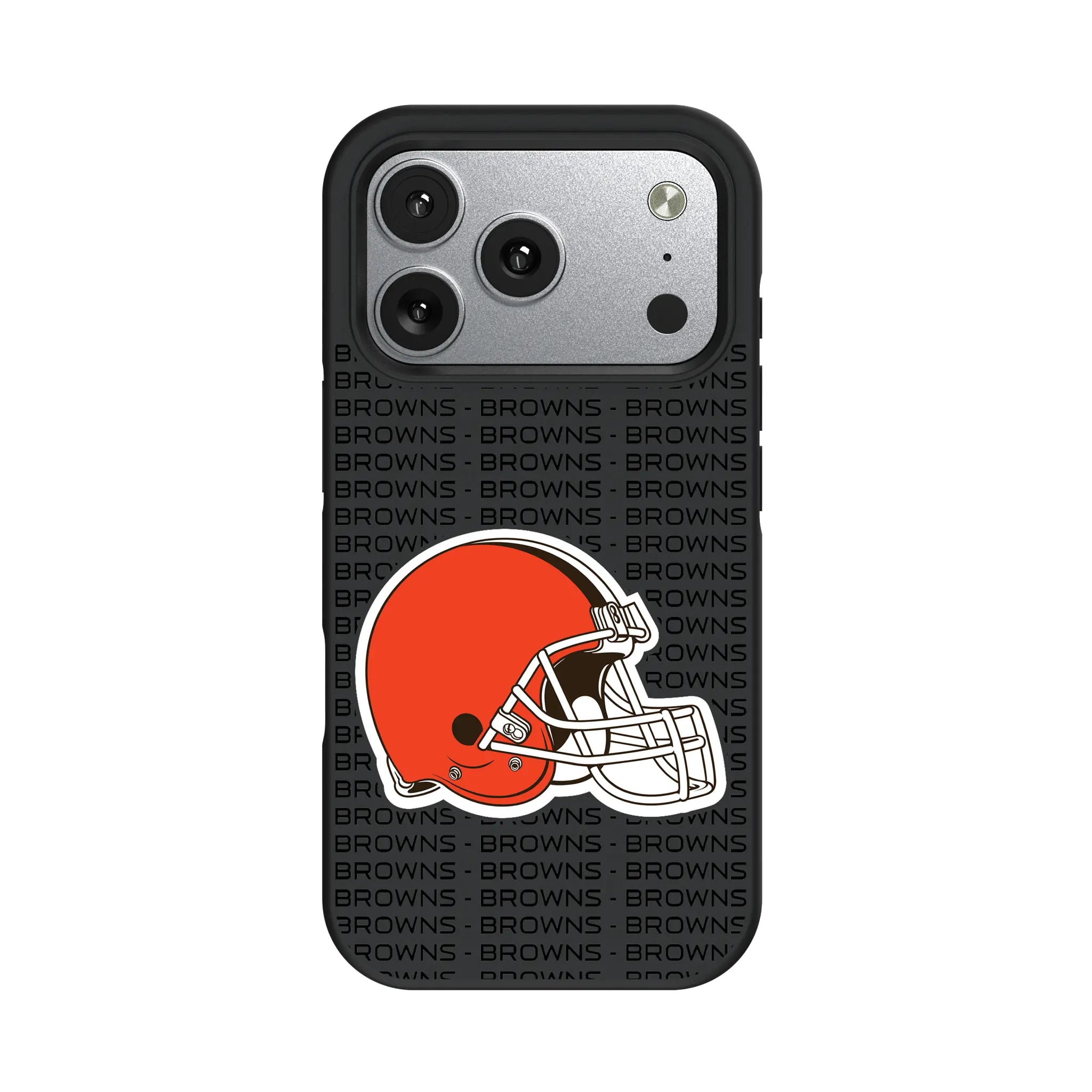 Cleveland Browns Text Backdrop Bump Phone Case