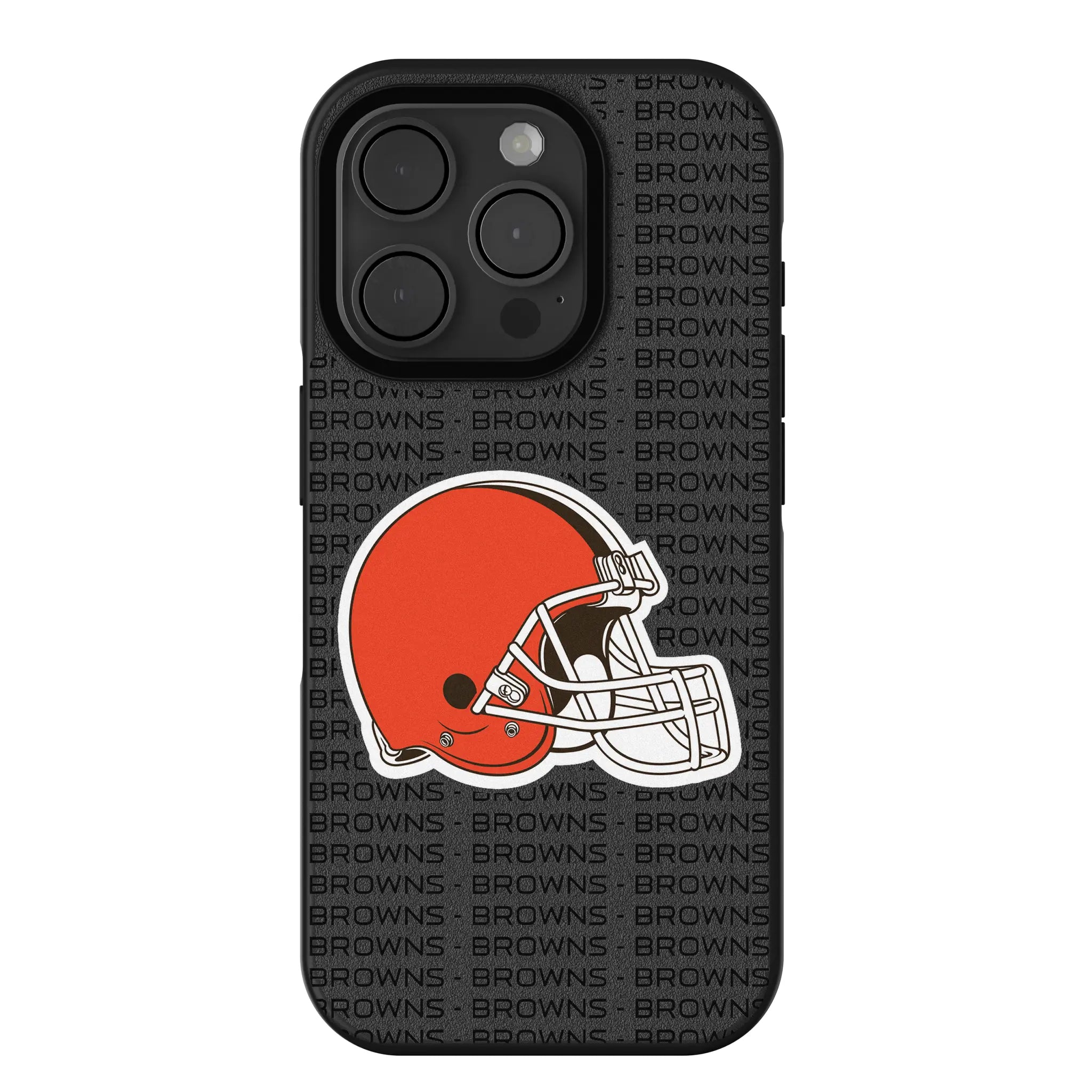 Cleveland Browns Text Backdrop Bump Phone Case